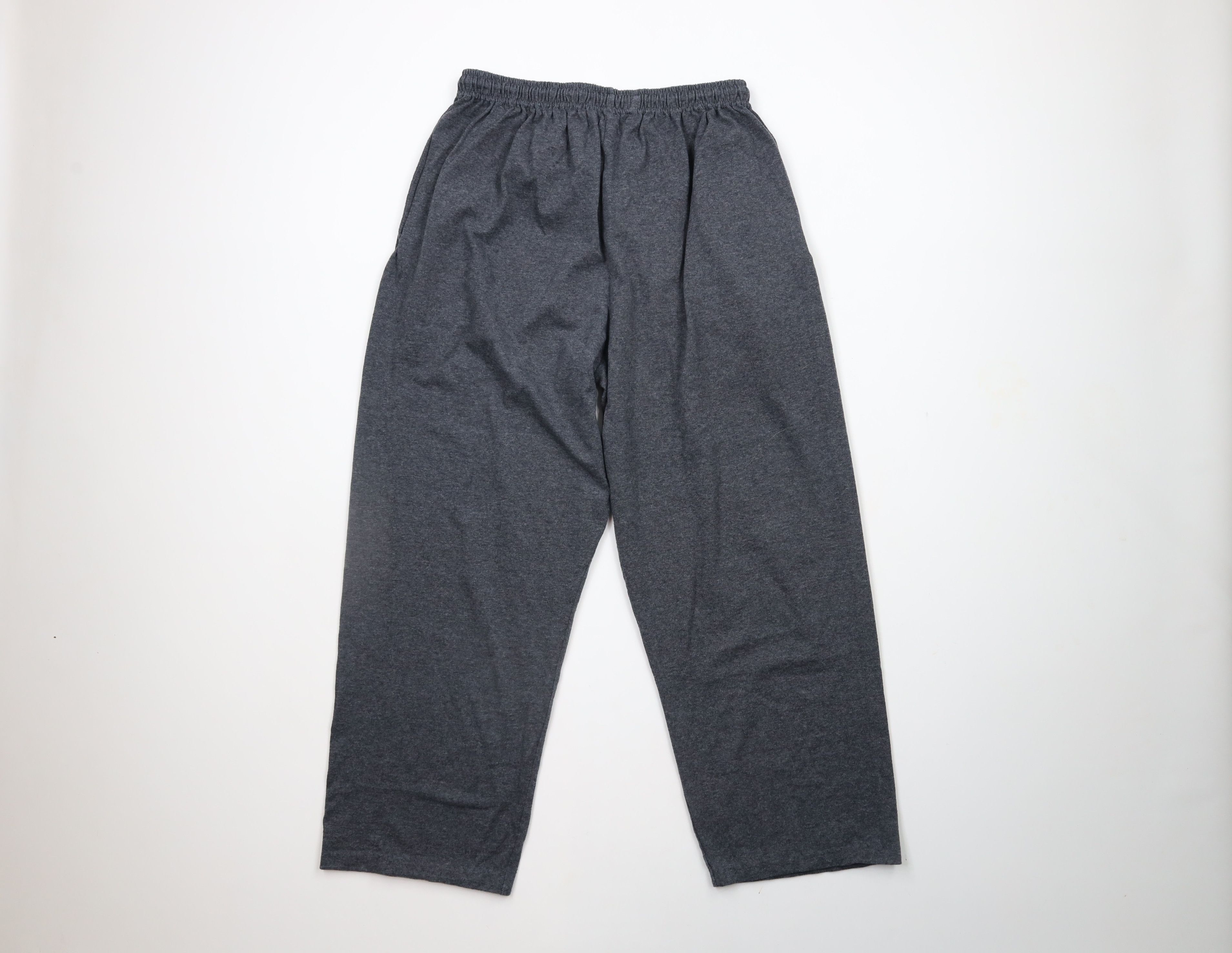 Russell Athletic × Vintage Vintage Russell Athletic Spell Out Wide Leg Sweatpants Gray Size US 34 / EU 50 - 8 Thumbnail