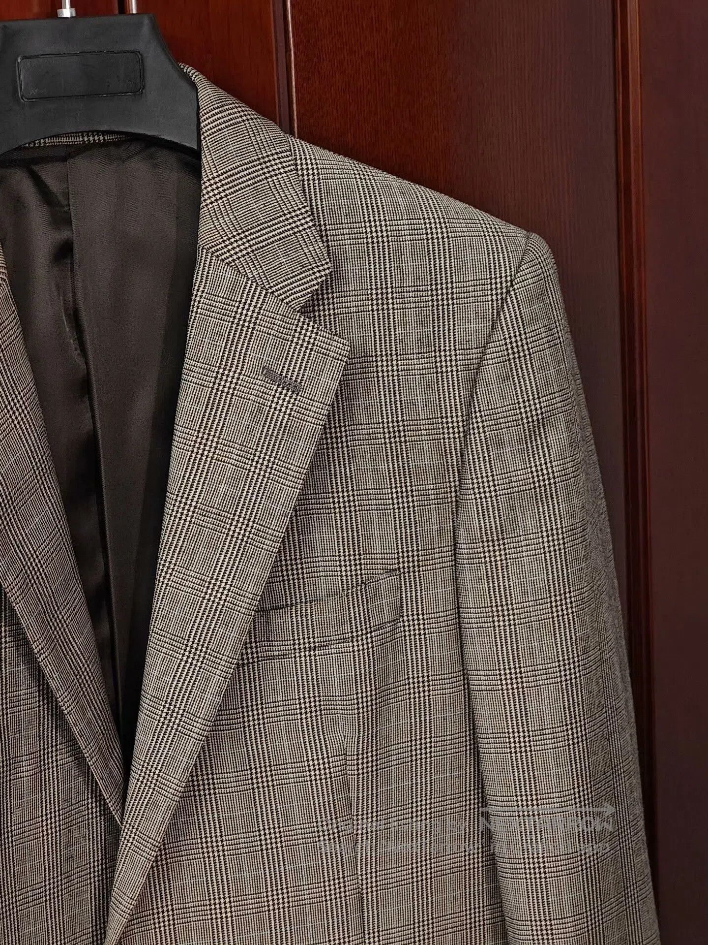 Japanese Brand Italian Checkered Wool Blazer. Size US M / EU 48-50 / 2 - 2 Thumbnail