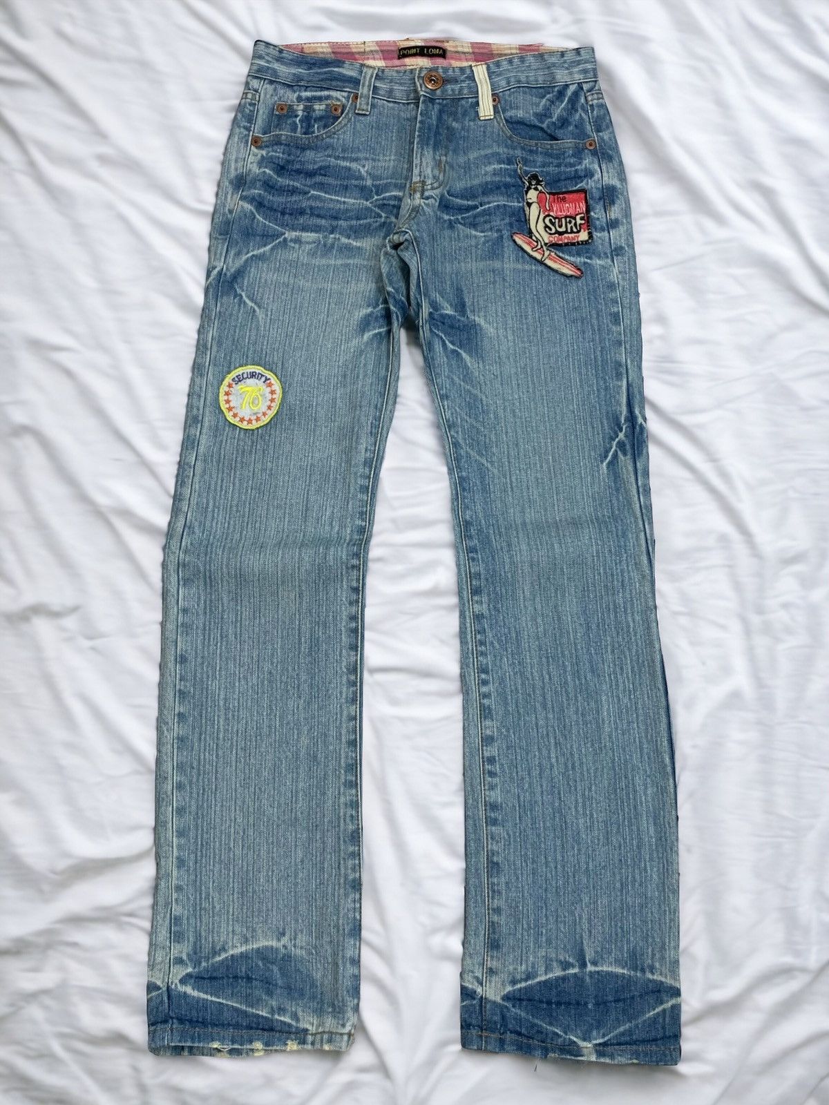 Hysteric Glamour × Japanese Brand Point Loma Surf Style Kludman Love Peace Patch Size US 29 - 1 Thumbnail