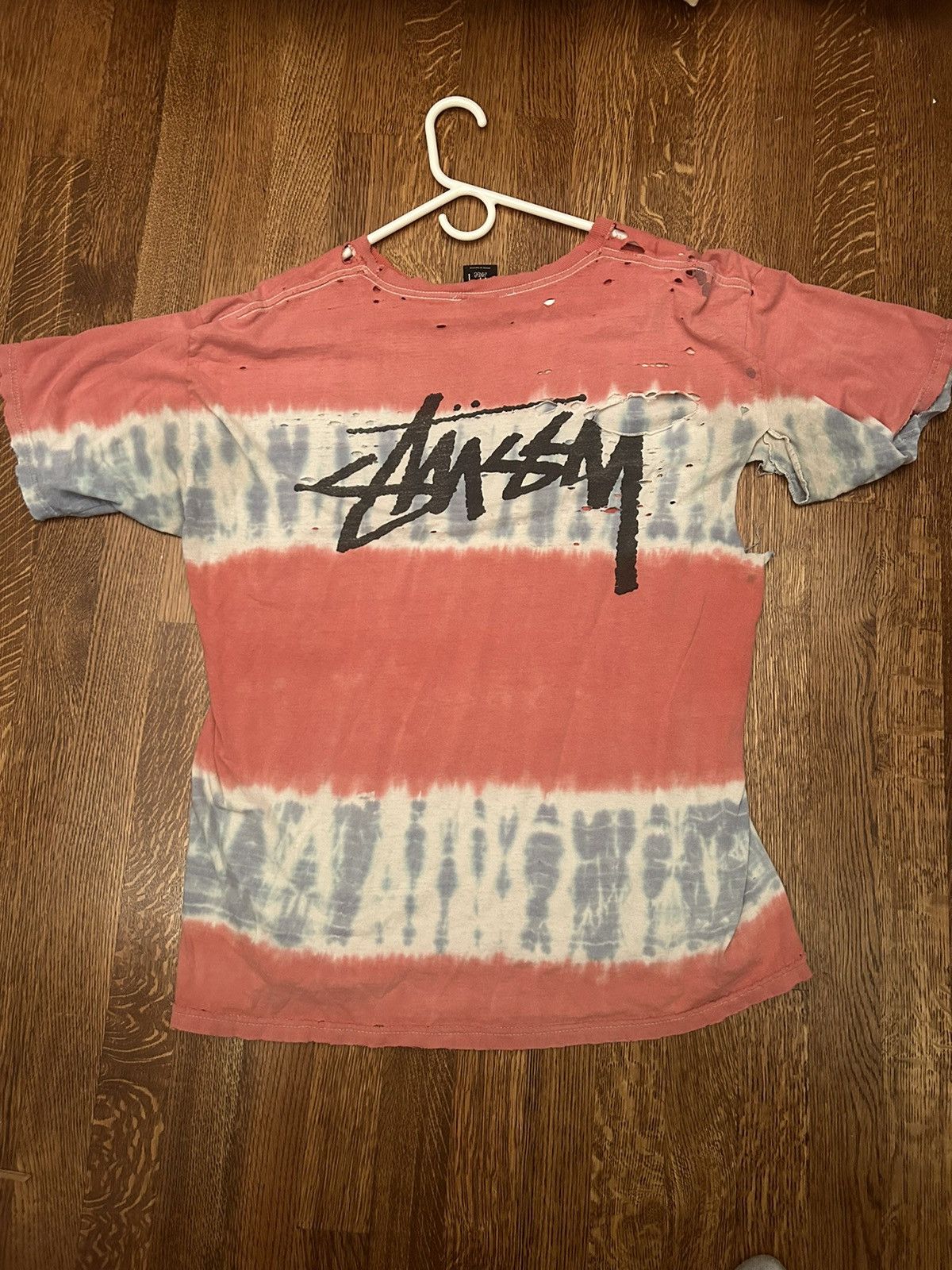 Stussy × Vintage Vintage 90s Stussy T Shirt Size US L / EU 52-54 / 3 - 2 Thumbnail