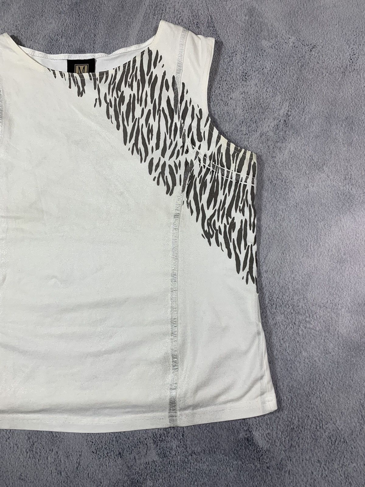 Japanese Brand × Vintage Vintage Y2K Japanese style singled tank top avant garde M Size M / US 6-8 / IT 42-44 - 3 Thumbnail