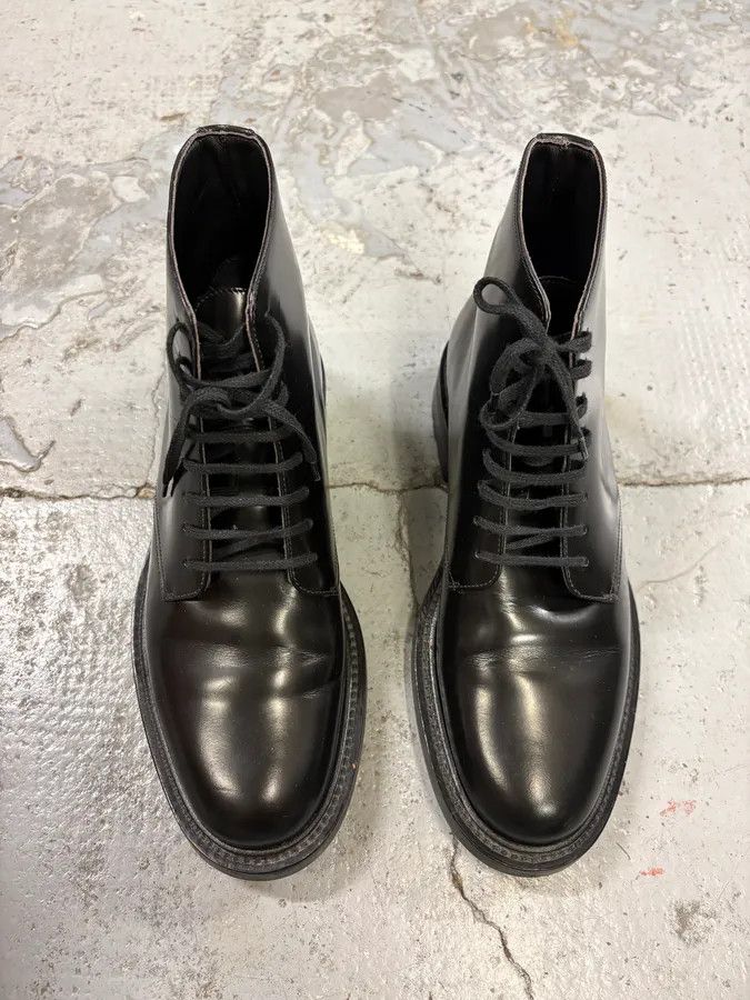 Saint Laurent Paris AW2016 Saint Laurent Black Classy Leather Boots Size US 8 / IT 38 - 2 Thumbnail