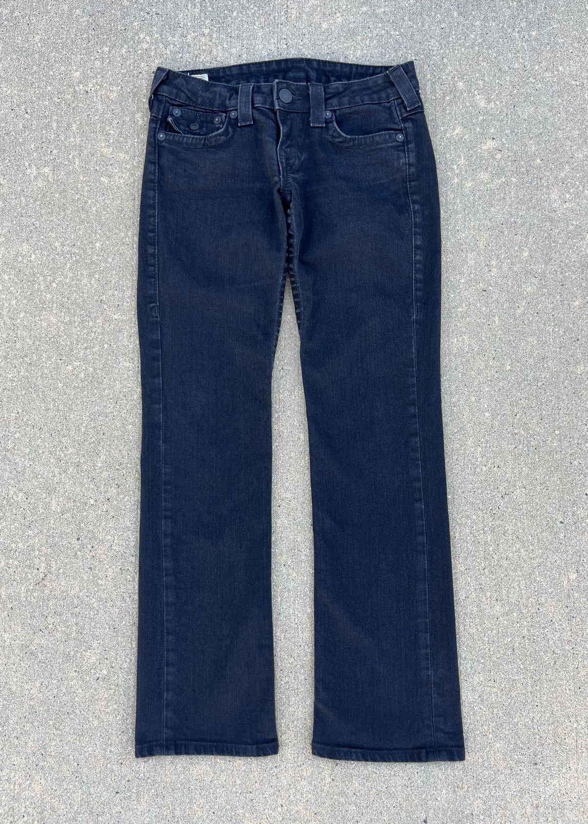 True Religion × Vintage Crazy Vintage Y2K True Religion Flared Jeans Size 28" / US 6 / IT 42 - 5 Thumbnail