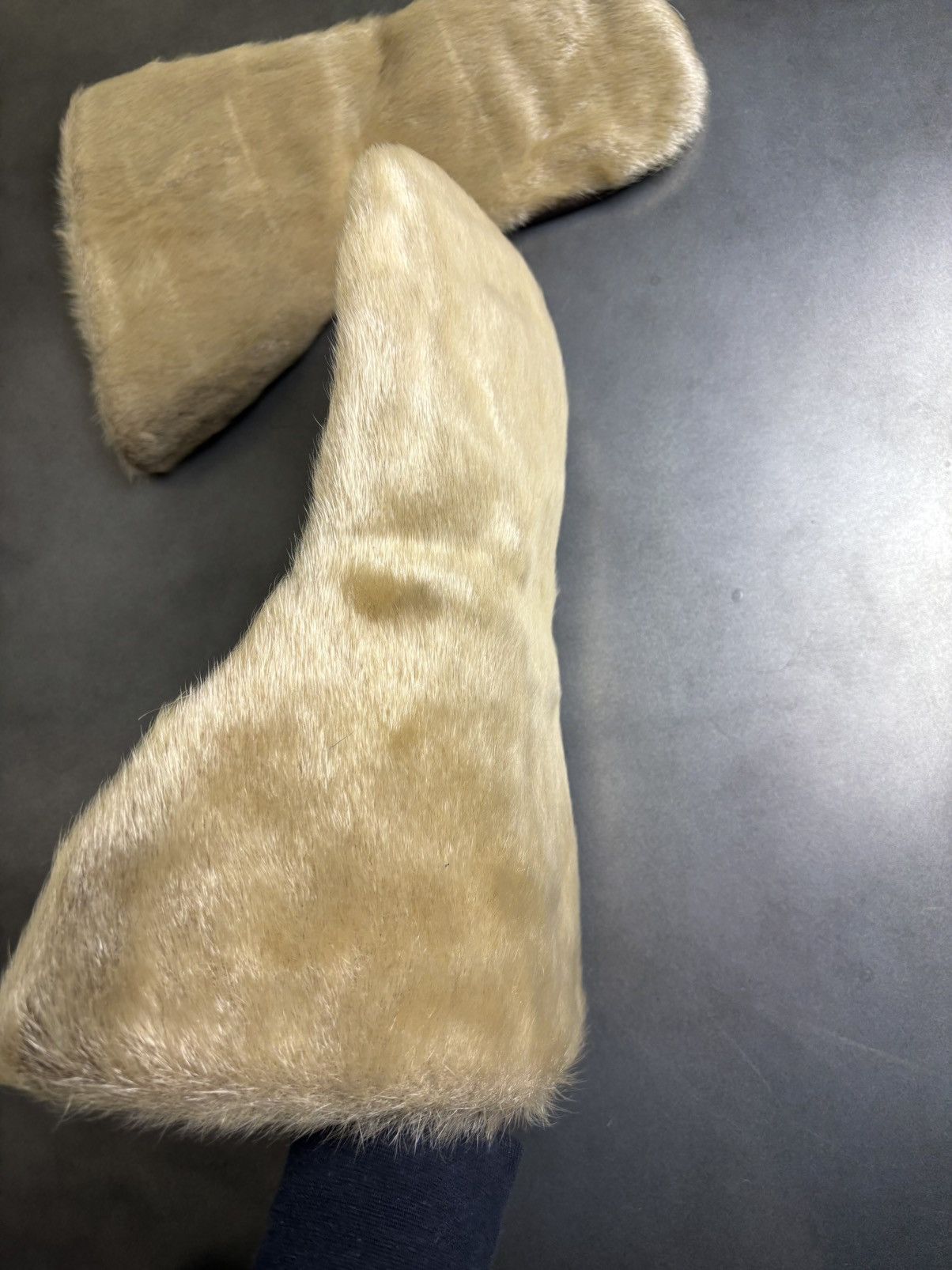 Leather × Vintage Vintage Sealskin Gauntlets Antique Seal Fur Mittens Gloves Size ONE SIZE - 14 Thumbnail