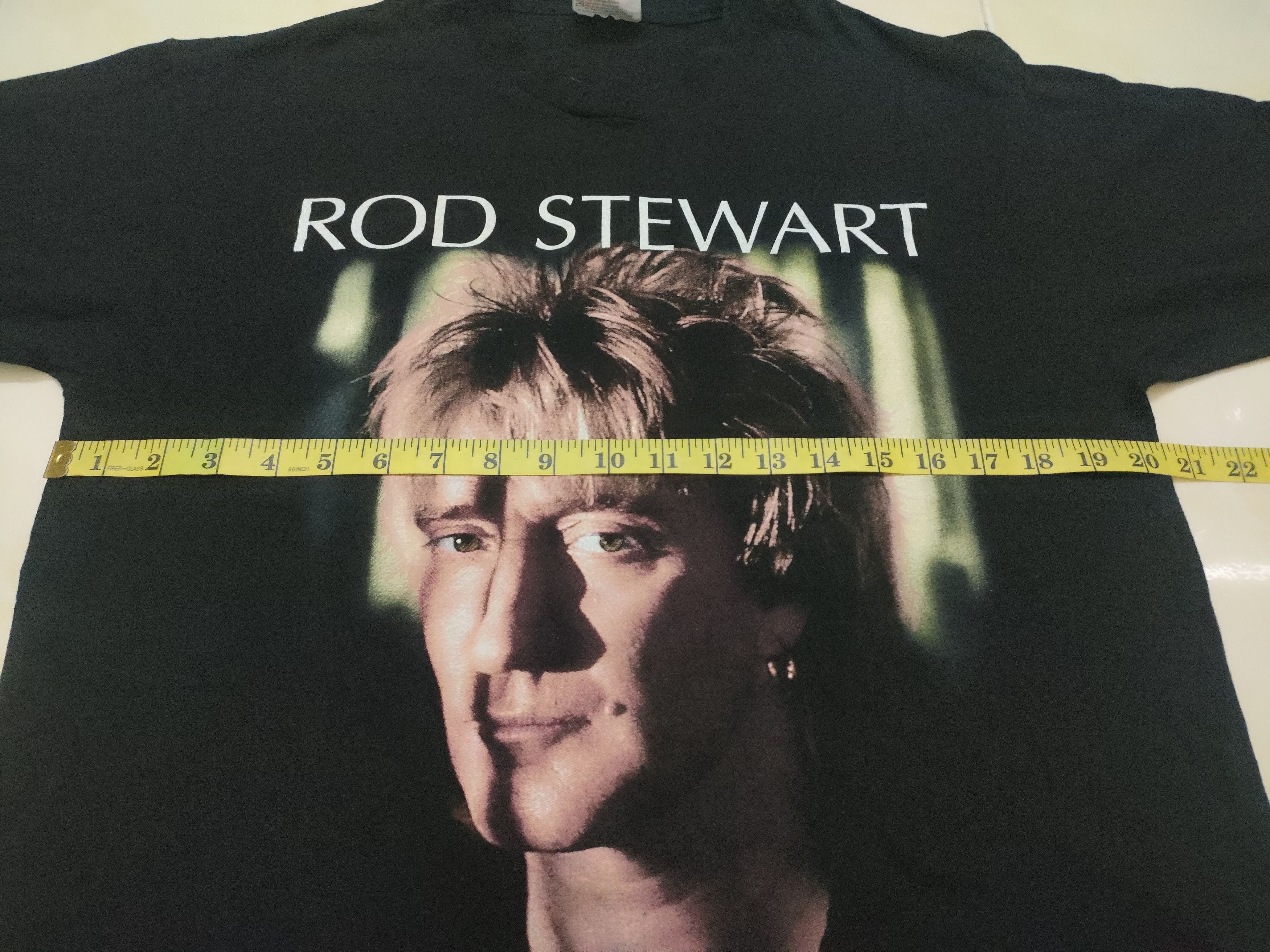 Vintage Vintage Rod Stewart T-Shirt Size US L / EU 52-54 / 3 - 4 Thumbnail