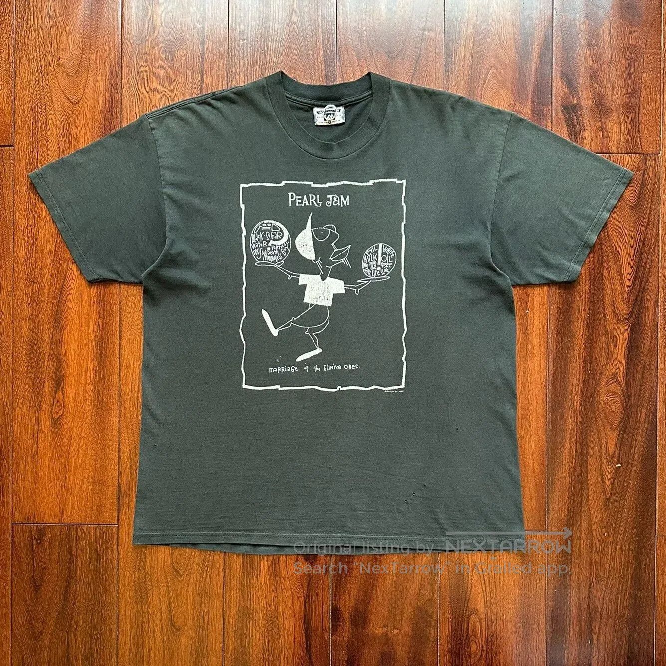 Vintage Vintage Pearl Jam 90s Tee. Size US M / EU 48-50 / 2 - 1 Thumbnail