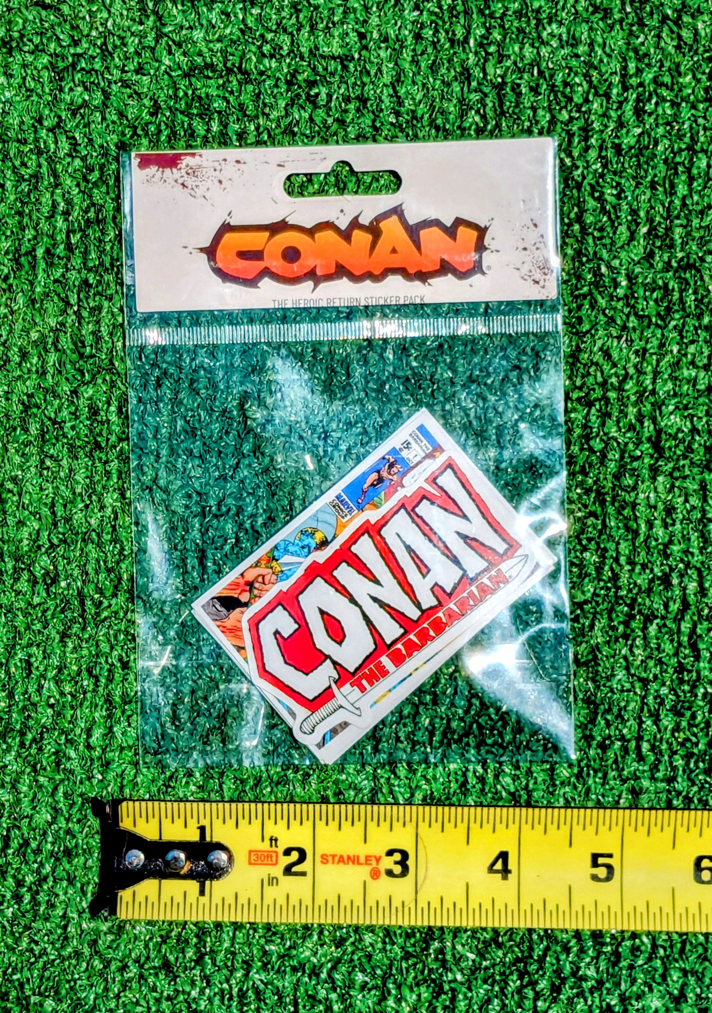 Other 6 Conan the Barbarian/Cimmerian Comic Book Vinyl Stickers Size ONE SIZE - 3 Thumbnail