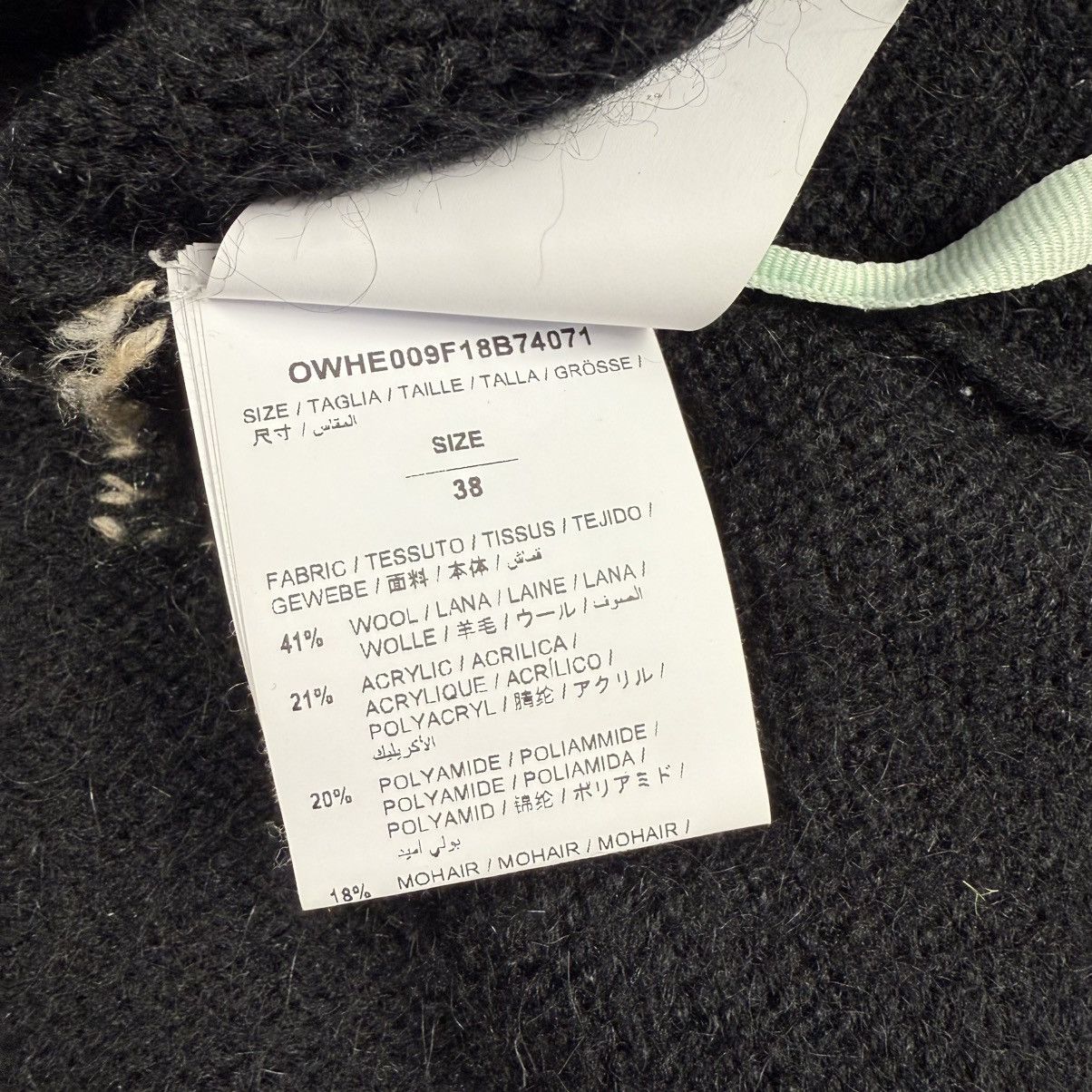 Off-White OFF-WHITE Mohair ‘Black/Gradient’ Wool Sweater Size US M / EU 48-50 / 2 - 6 Thumbnail