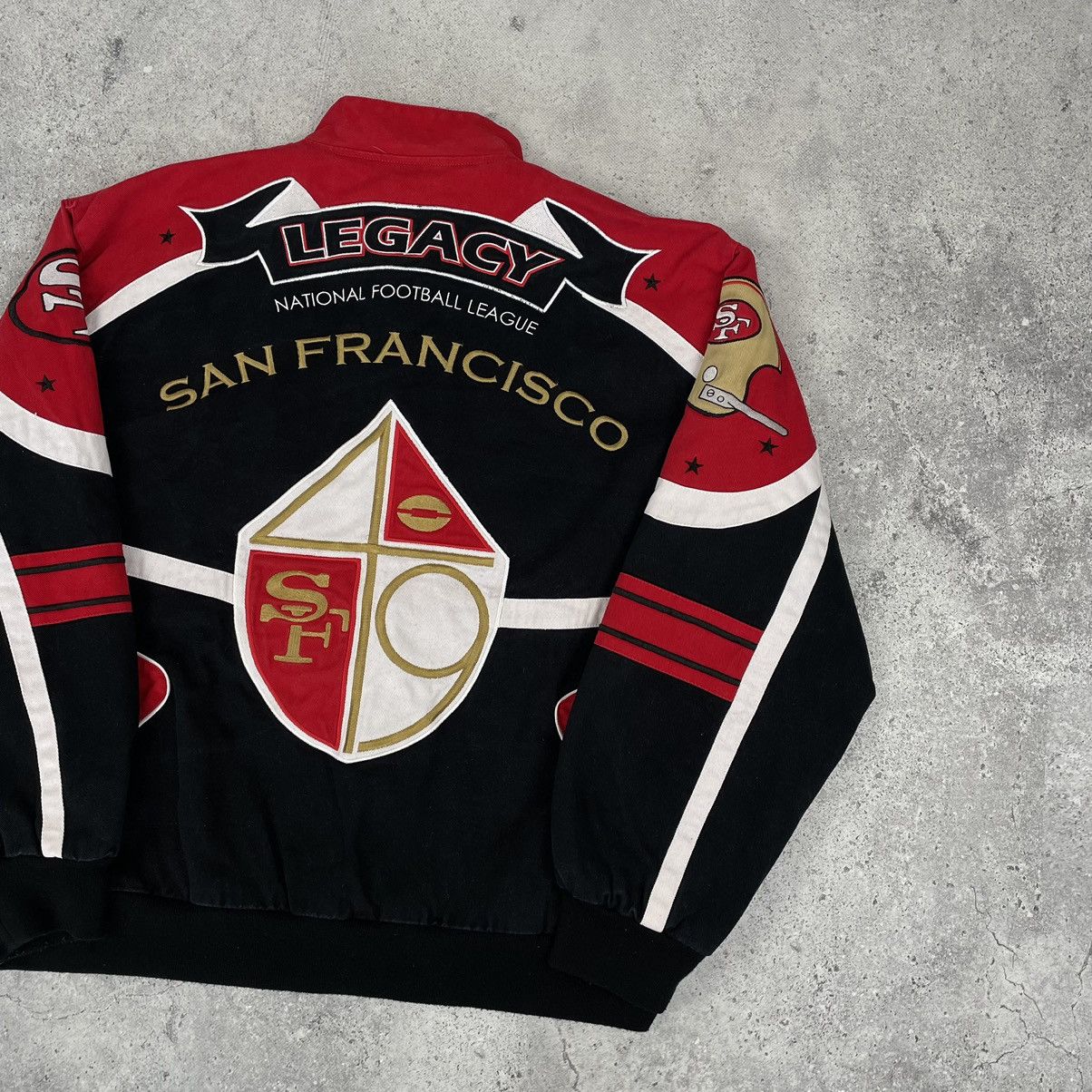 NFL San Francisco 49ers 2009 NFL Legacy Twill Jacket Size US XXL / EU 58 / 5 - 4 Thumbnail