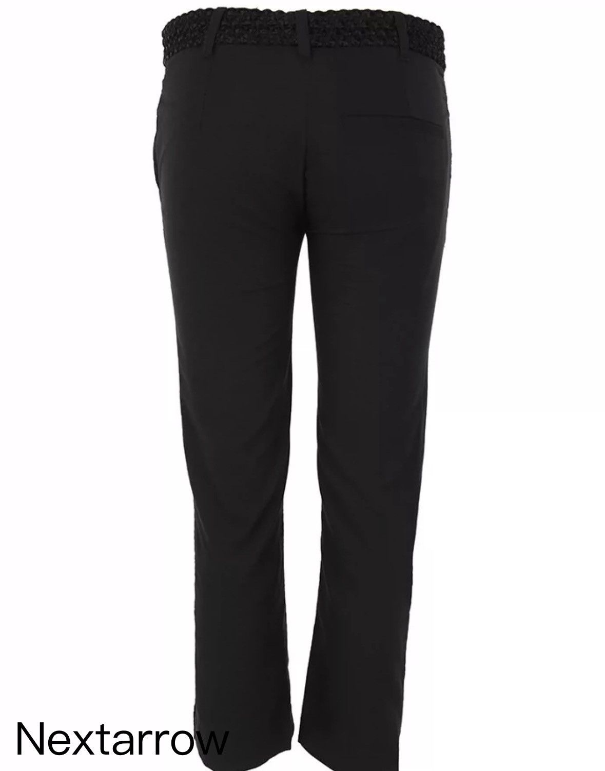 Ann Demeulemeester ANN DEMEULEMEESTERSS 2015 show black waistband pants Size US 36 / EU 52 - 2 Thumbnail