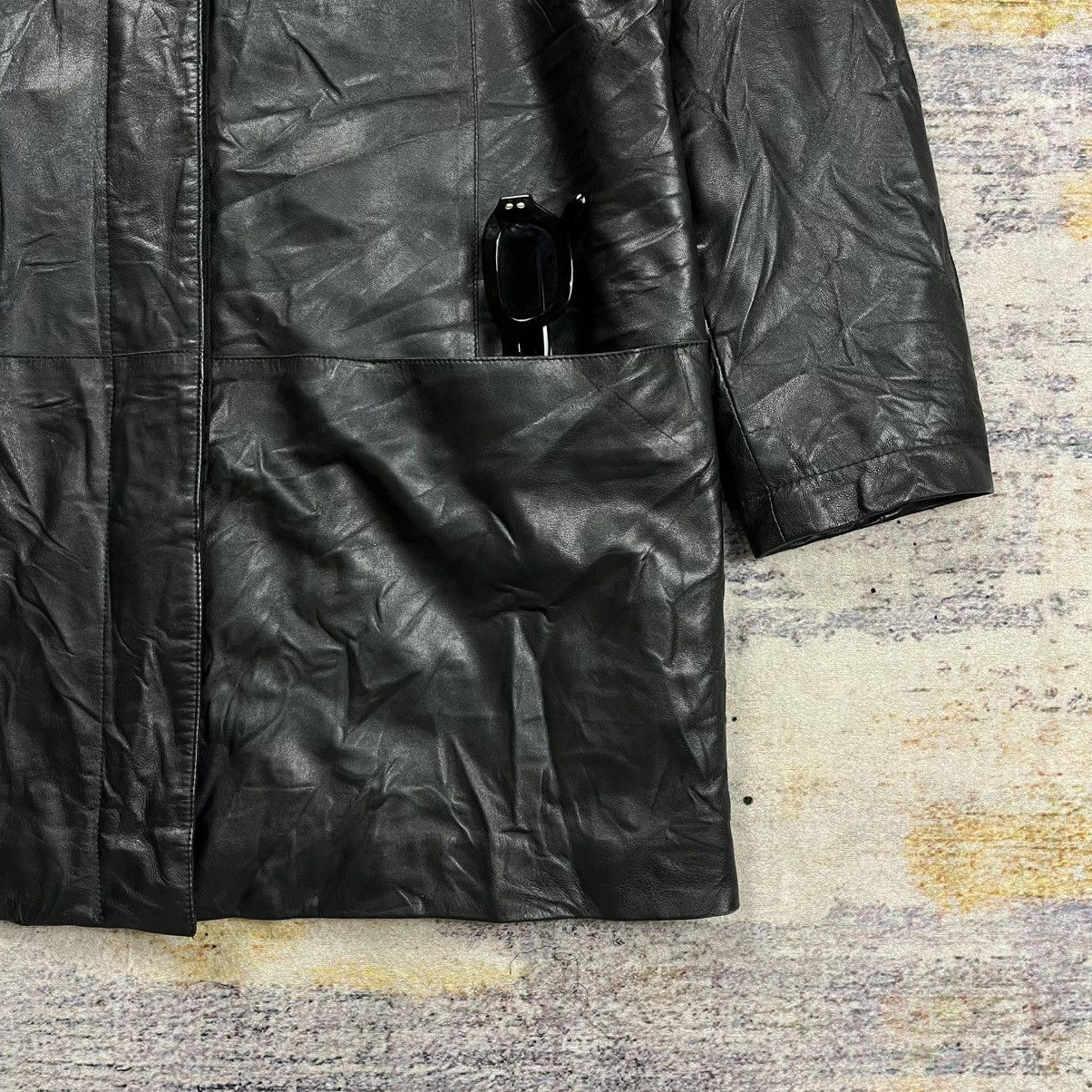 Fendi Vintage Fendi fur collar leather coat jacket Size S / US 4 / IT 40 - 5 Thumbnail
