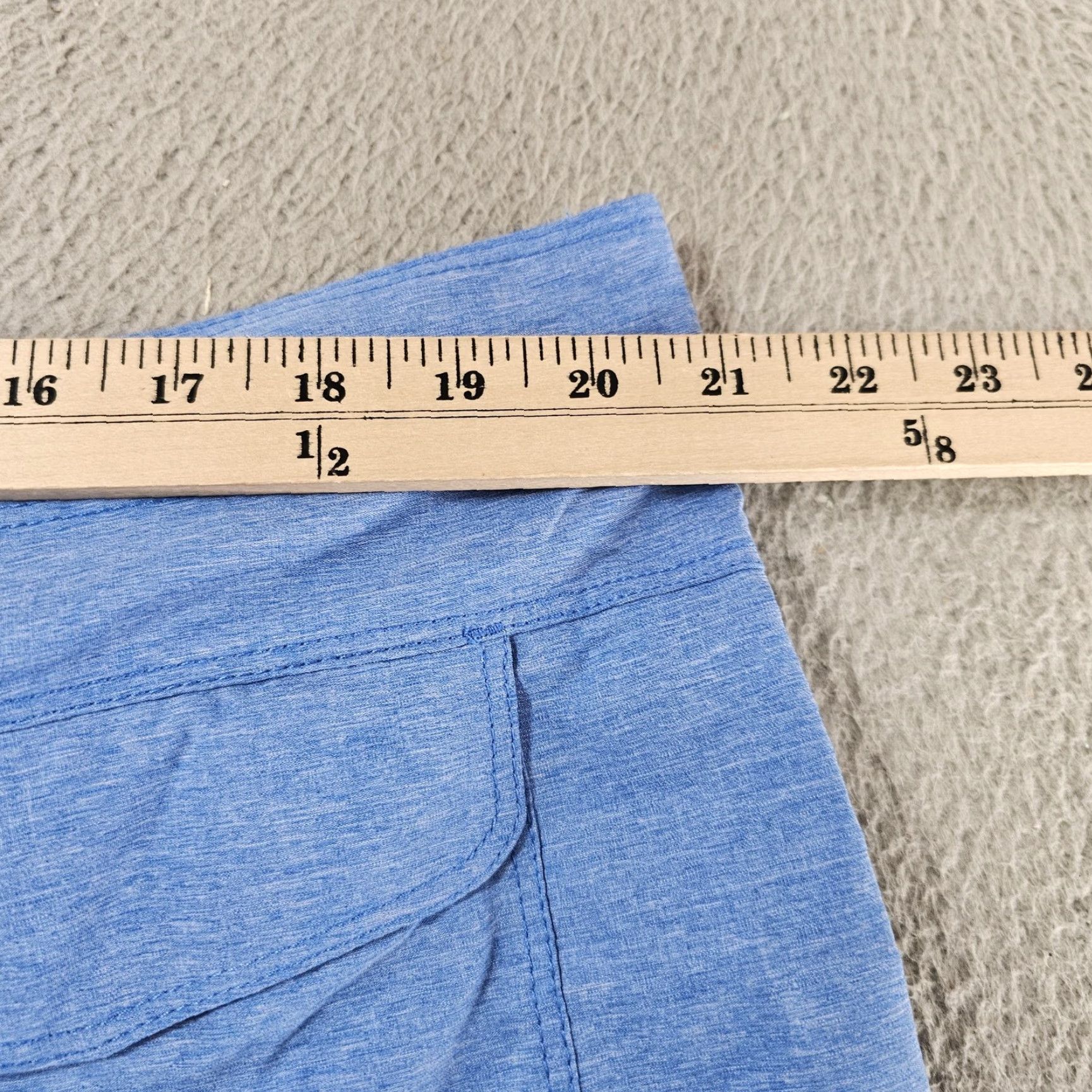 Hurley Hurley Board Shorts Mens 40 Blue Heather Surf Swim Trunks Back Pocket Drawstring Size US 40 / EU 56 - 5 Thumbnail