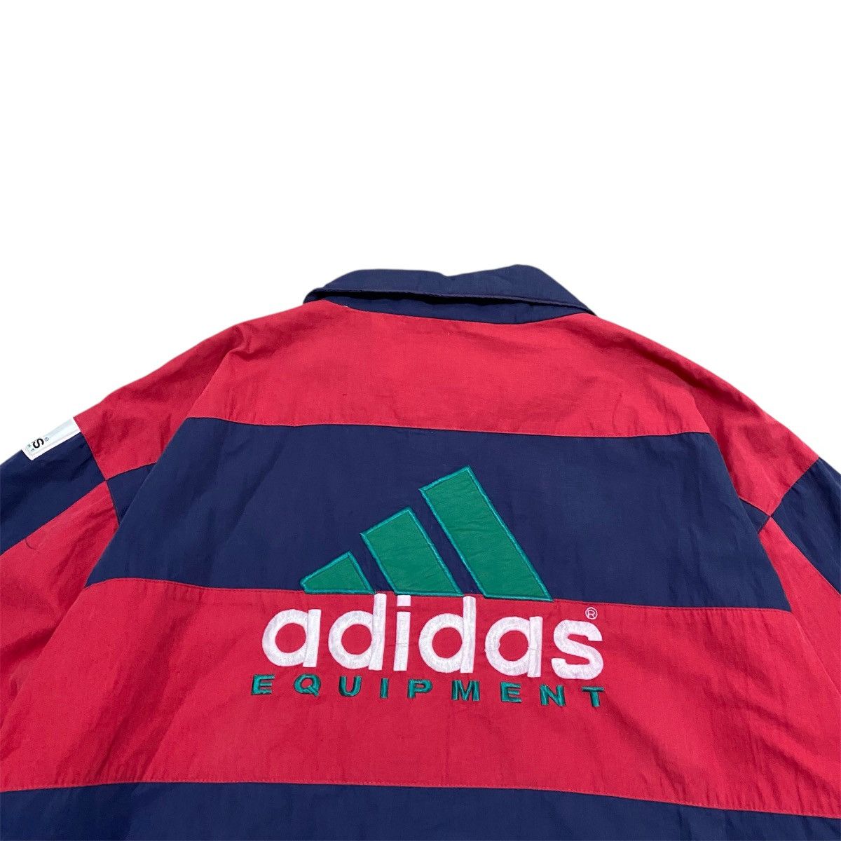 Adidas 90s Adidas Equipment Light Windbreaker Jacket Red Navy Size US XXL / EU 58 / 5 - 3 Thumbnail