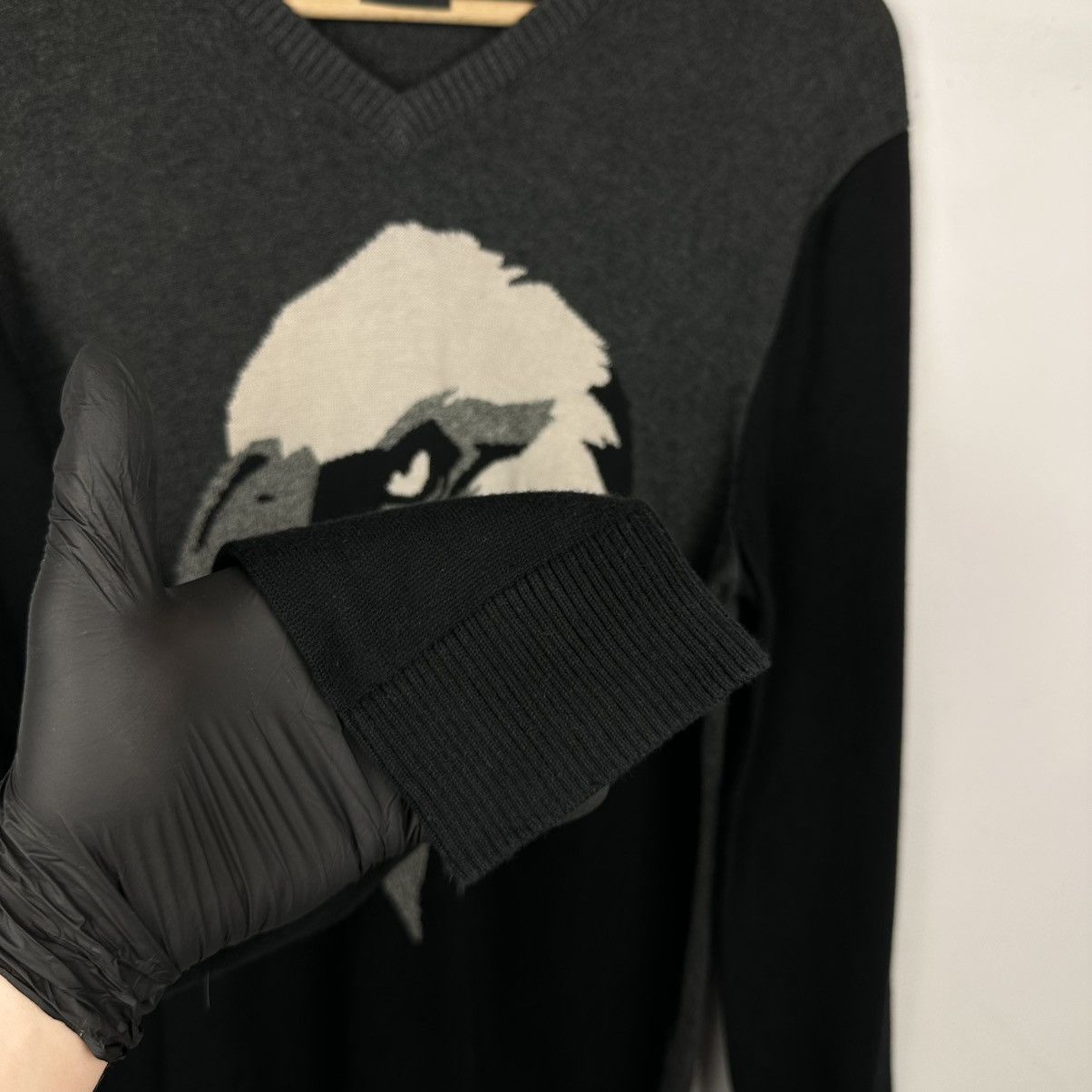 Armani Exchange Vintage Armani Exchange Eagle Knitted Sweater Size US M / EU 48-50 / 2 - 8 Thumbnail