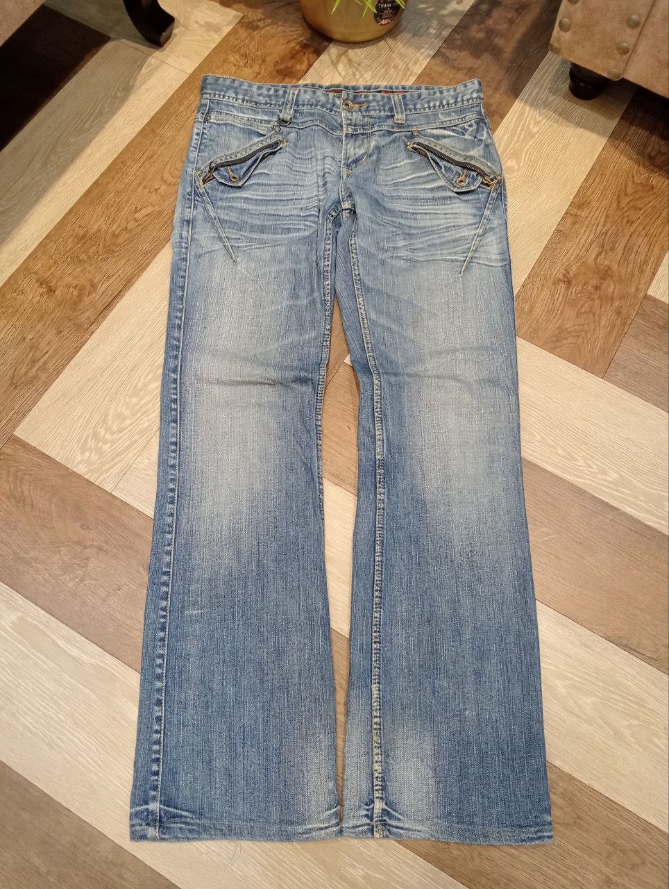 Nicole Club JAPANESE NICOLE CLUB FOR MEN FLARED DENIM JEANS Size US 34 / EU 50 - 2 Thumbnail