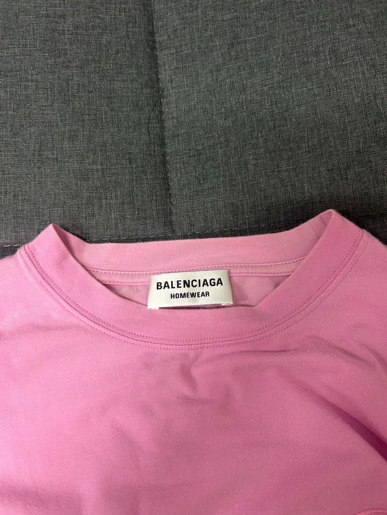 Balenciaga Balenciaga Pink letter pattern, big pattern behind short s Size US L / EU 52-54 / 3 - 3 Thumbnail