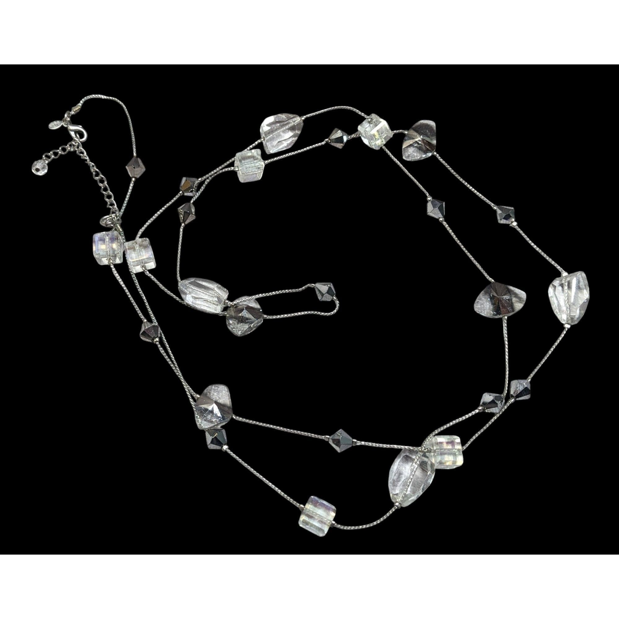 Other Premier Designs Sparkly Glass Cube Station Necklace Size ONE SIZE - 1 Thumbnail