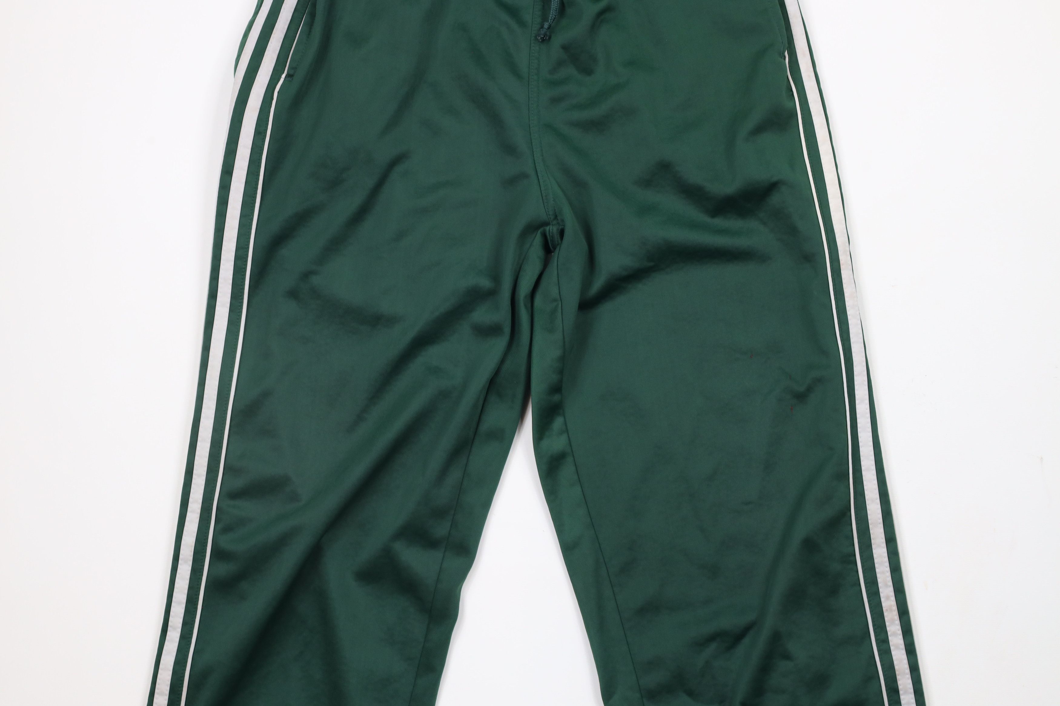 Vintage Vintage 90s Streetwear Striped Tearaway Sweatpants Green Size US 36 / EU 52 - 3 Thumbnail