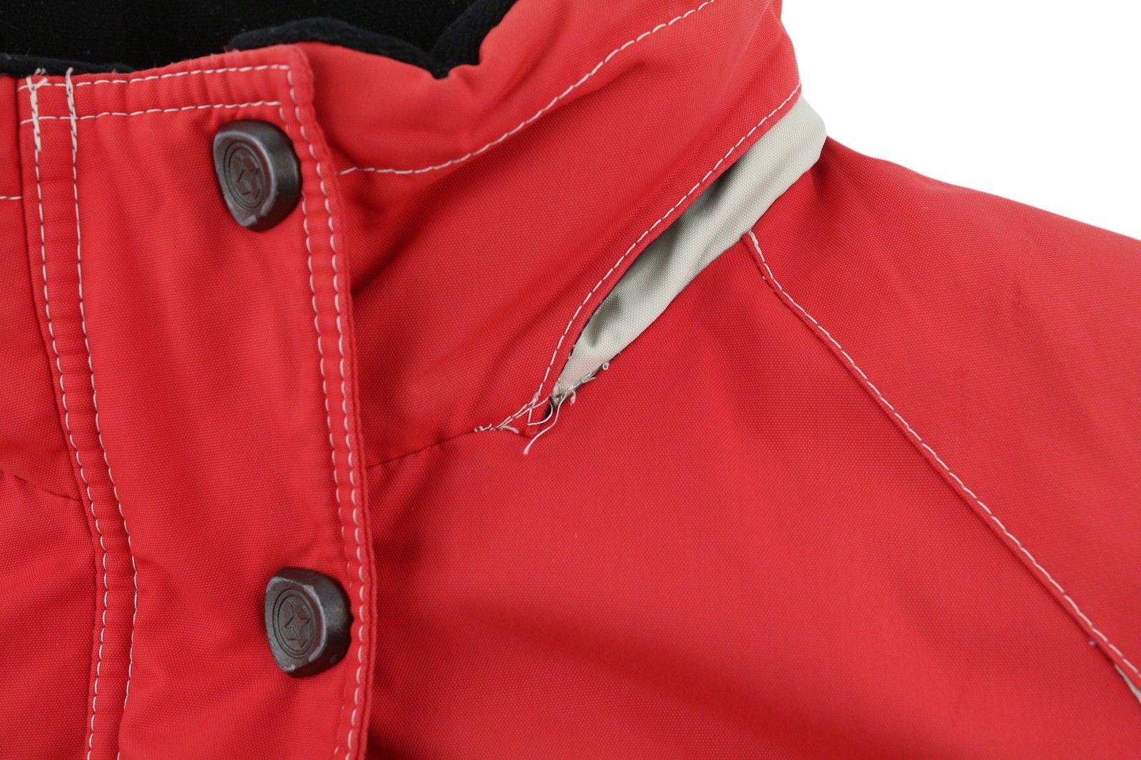 Colmar 44 Red Vintage Hidden Hood Full Zip Lined Lightweight 86456 Size US S / EU 44-46 / 1 - 11 Thumbnail
