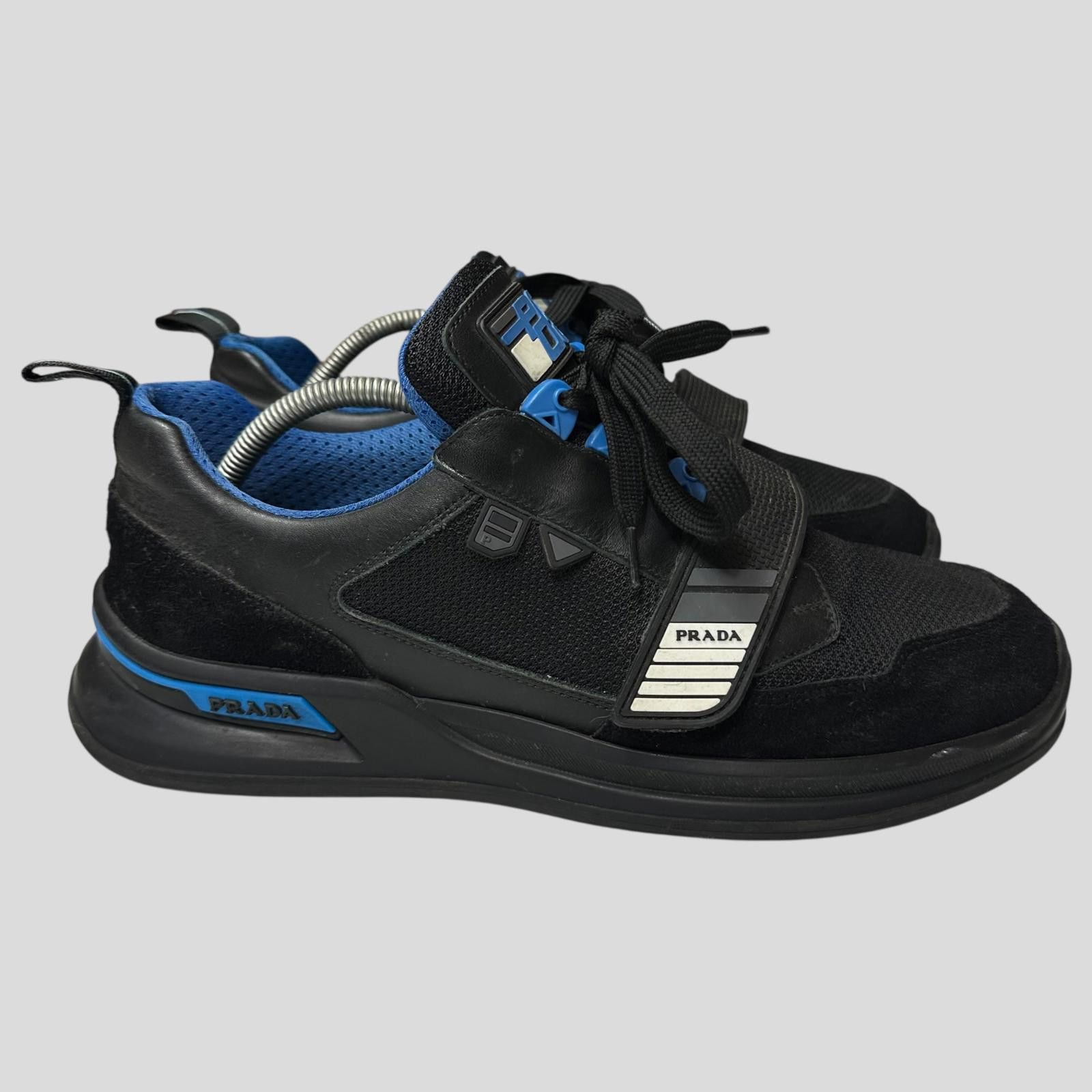 Prada Prada 2018 Mechano Rubber + Leather Logo Trainers - UK8.5/9 Size US 9.5 / EU 42-43 - 3 Thumbnail