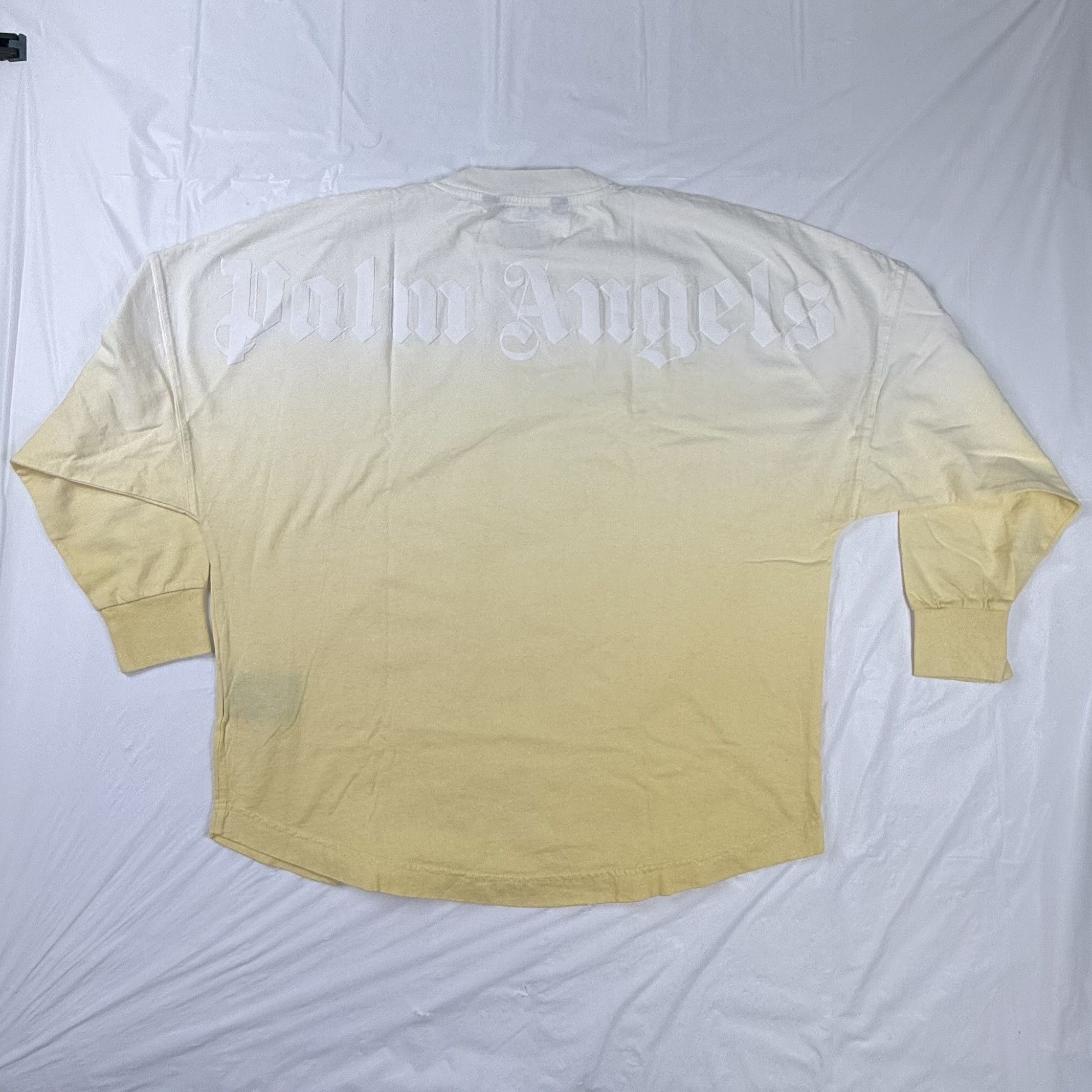 Palm Angels Palm Angels Ombre Gradient Logo Long Sleeve T-Shirt Mens M Size US M / EU 48-50 / 2 - 1 Thumbnail