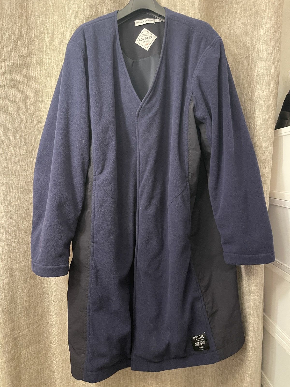 image of Nonnative Gore-Tex Coat in Navy, Men's (Size Large)