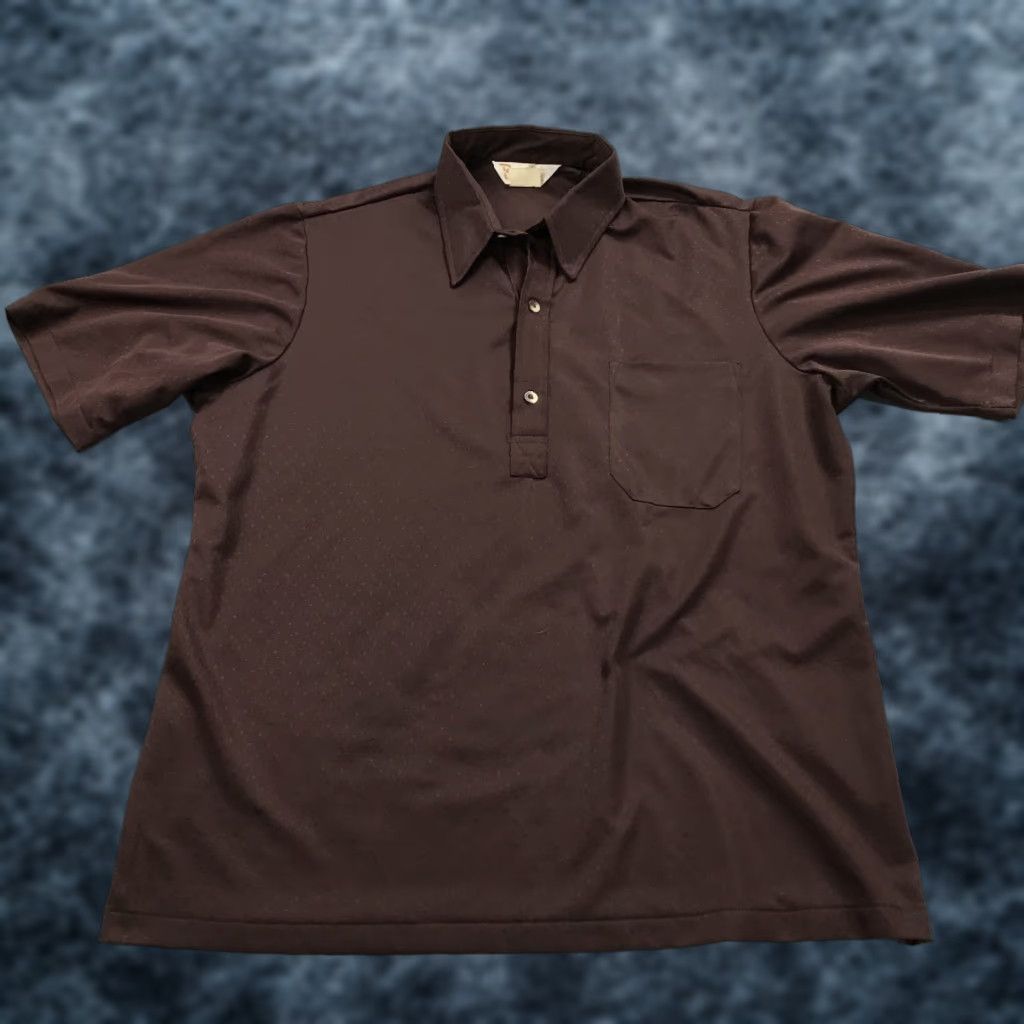 Vintage VINTAGE Don Giovanni Shirt Mens Large Brown California Disco Camp Collar 70s Size US L / EU 52-54 / 3 - 1 Thumbnail
