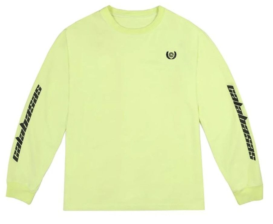 Yeezy Yeezy Calabasas Long Sleeve - Frozen Yellow Size US XL / EU 56 / 4 - 1 Thumbnail