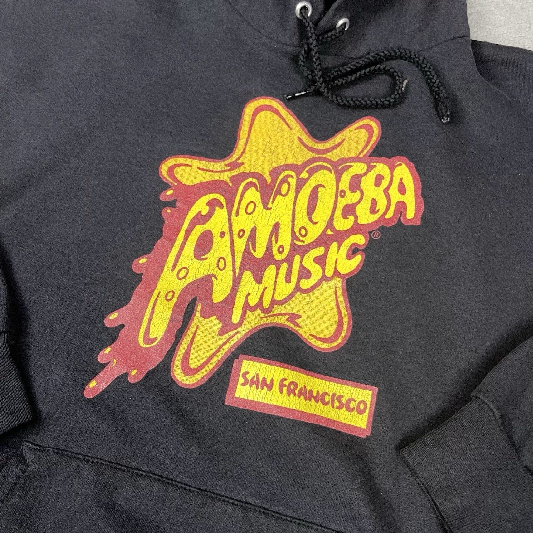 Vintage VINTAGE Amoeba Music Hoodie Adult XL Green 90s Music Pullover Amoeba Sweatshirt Men Size US XL / EU 56 / 4 - 3 Thumbnail