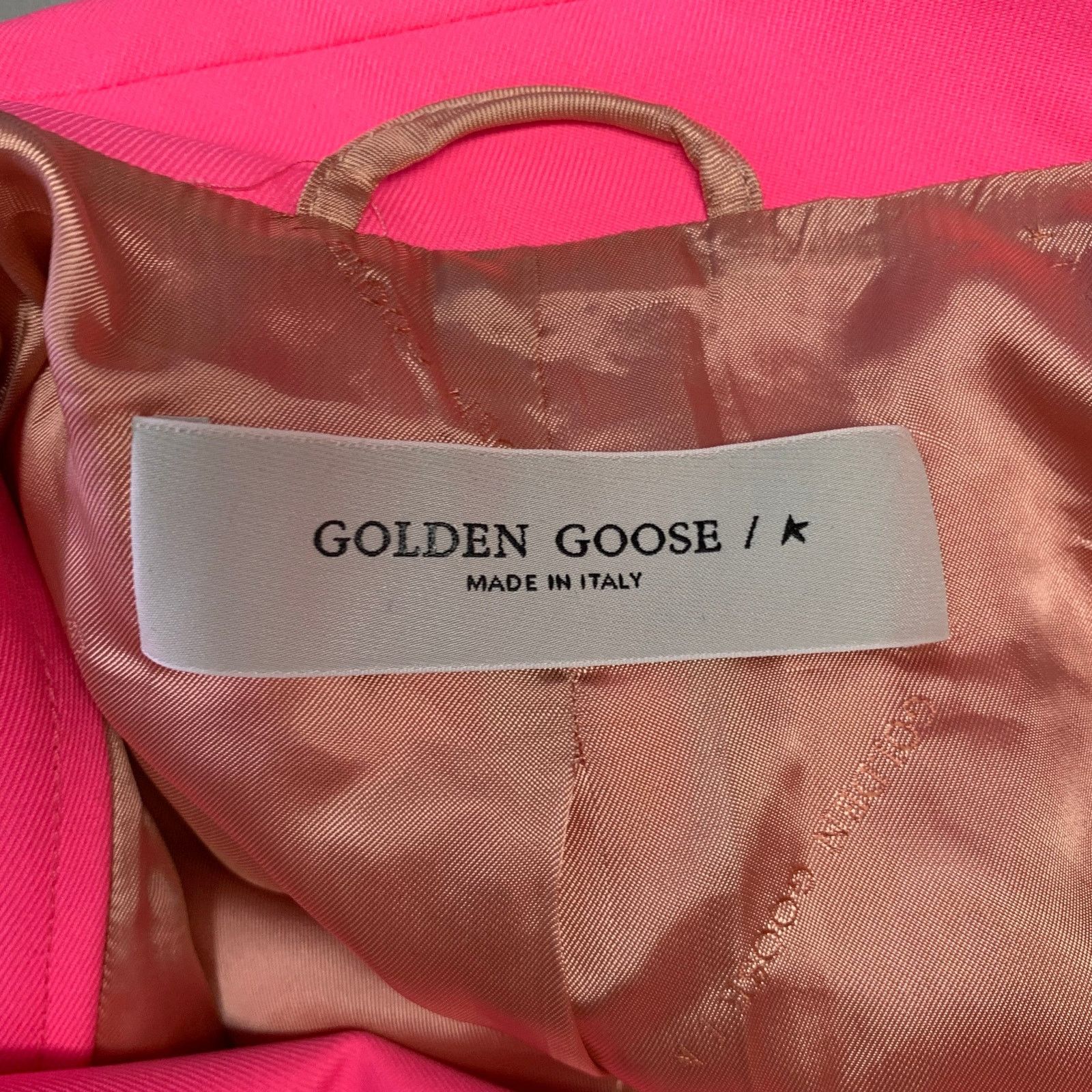 Golden Goose GOLDEN GOOSE Size S Pink Polyester Trench Coat Size S / US 4 / IT 40 - 8 Thumbnail
