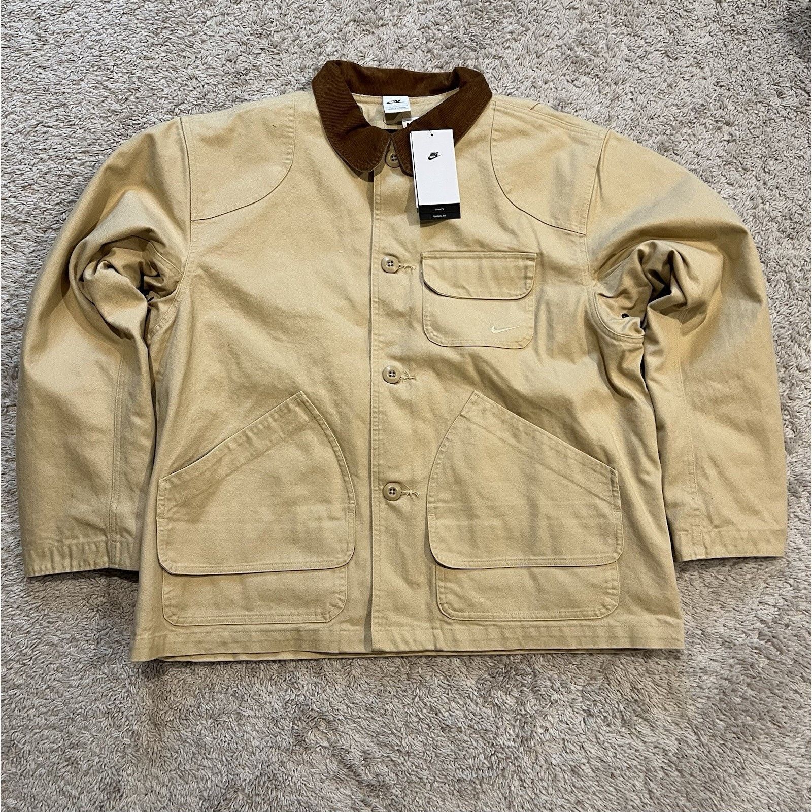 Nike Nike Life Flannel-Lined Barn Coat Sesame Work Jacket Large Size US L / EU 52-54 / 3 - 11 Thumbnail