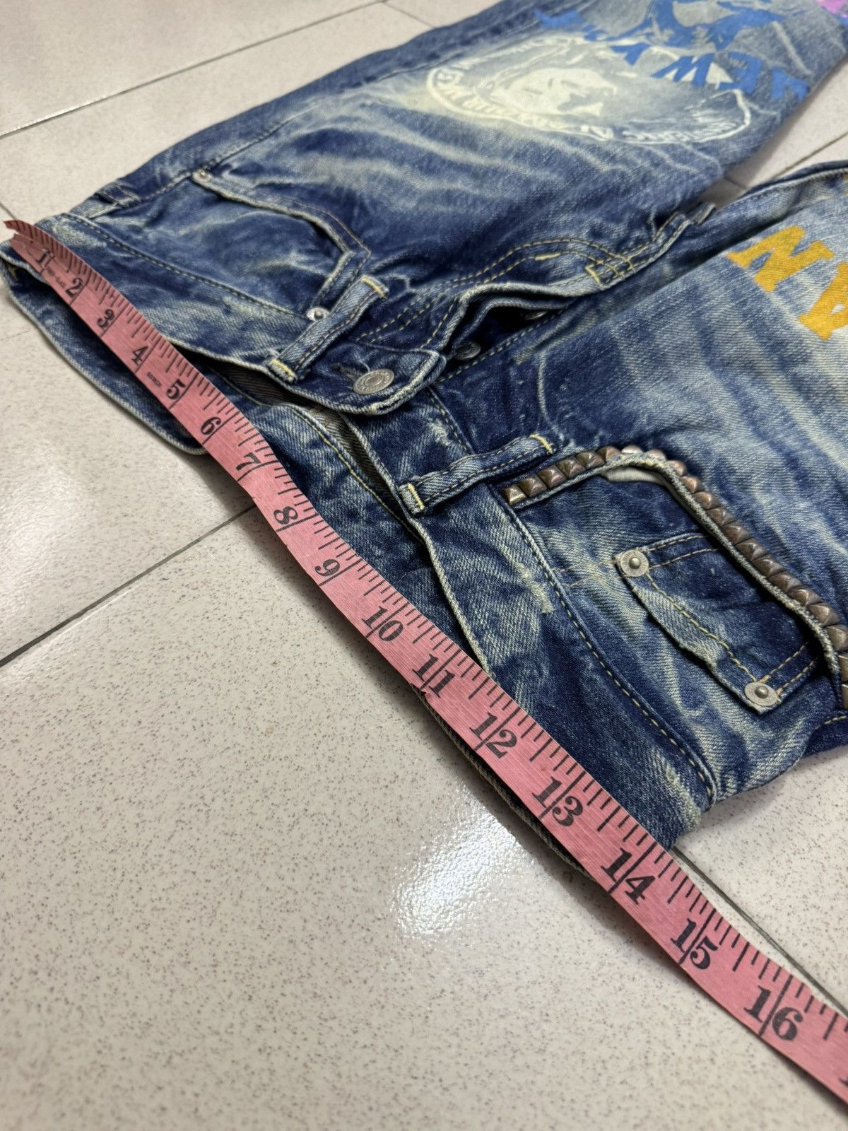 Hysteric Glamour HYSTERIC GLAMOUR SELVEDGE PRINTED JEANS SIZE 28 Size US 28 / EU 44 - 13 Thumbnail