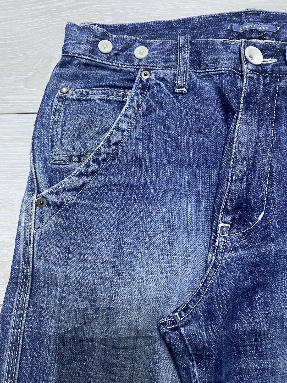 Japanese Brand Vintage Japanese Brand Sunny Cloud Jeans Size US 30 / EU 46 - 8 Thumbnail