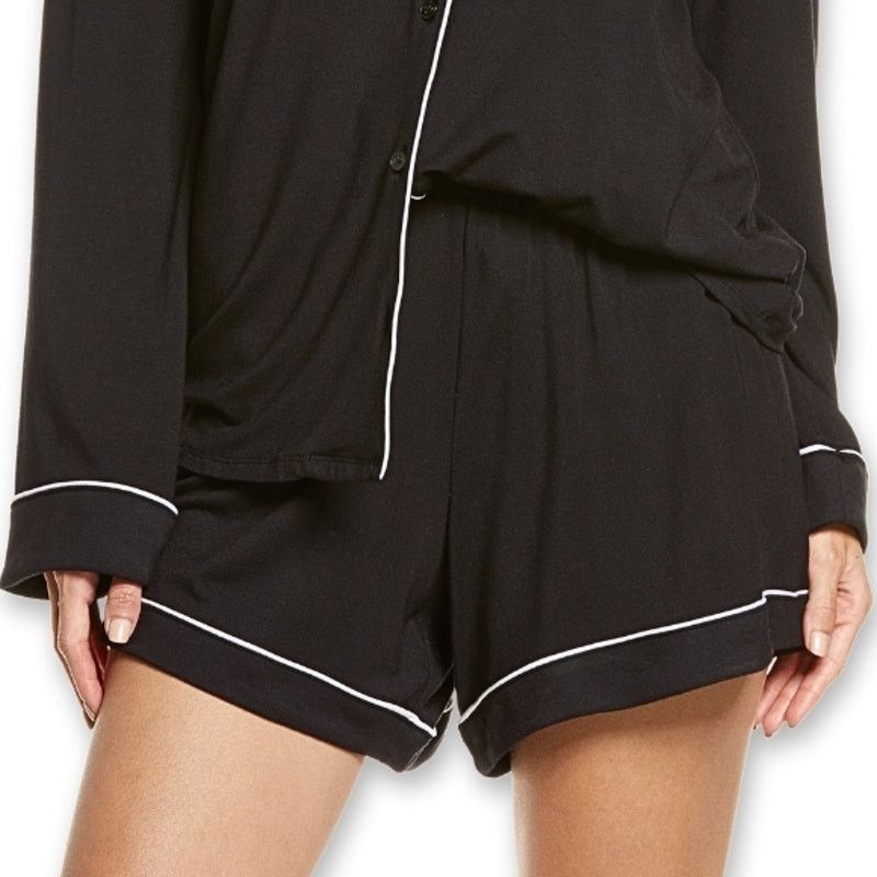 Nordstrom Nordstrom Lounge Shorts Pull-On Black Women's US L NWOT Size 34" / US 12 / IT 48 - 1 Thumbnail