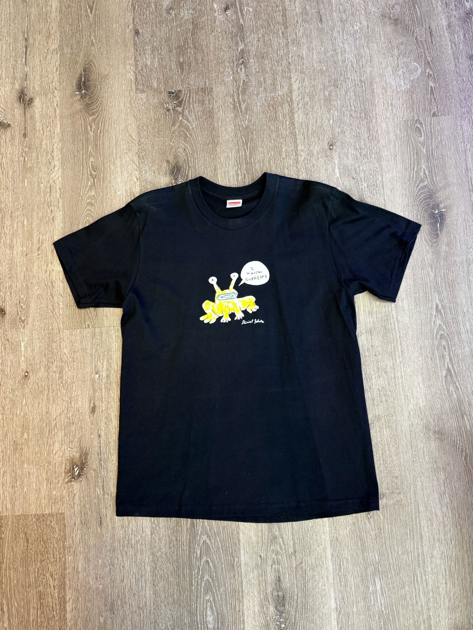 Supreme Supreme x Daniel Johnston "Frog" Tee (Black) Size US M / EU 48-50 / 2 - 1 Thumbnail