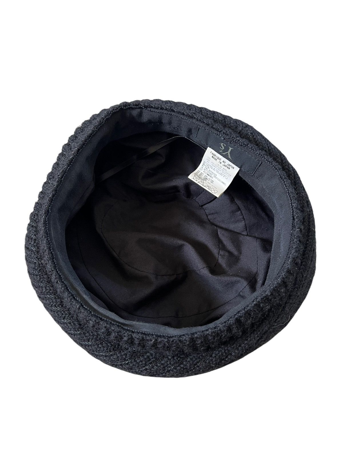 Yohji Yamamoto 1990s Yohji Yamamoto Wool Beret Hat Size ONE SIZE - 12 Thumbnail