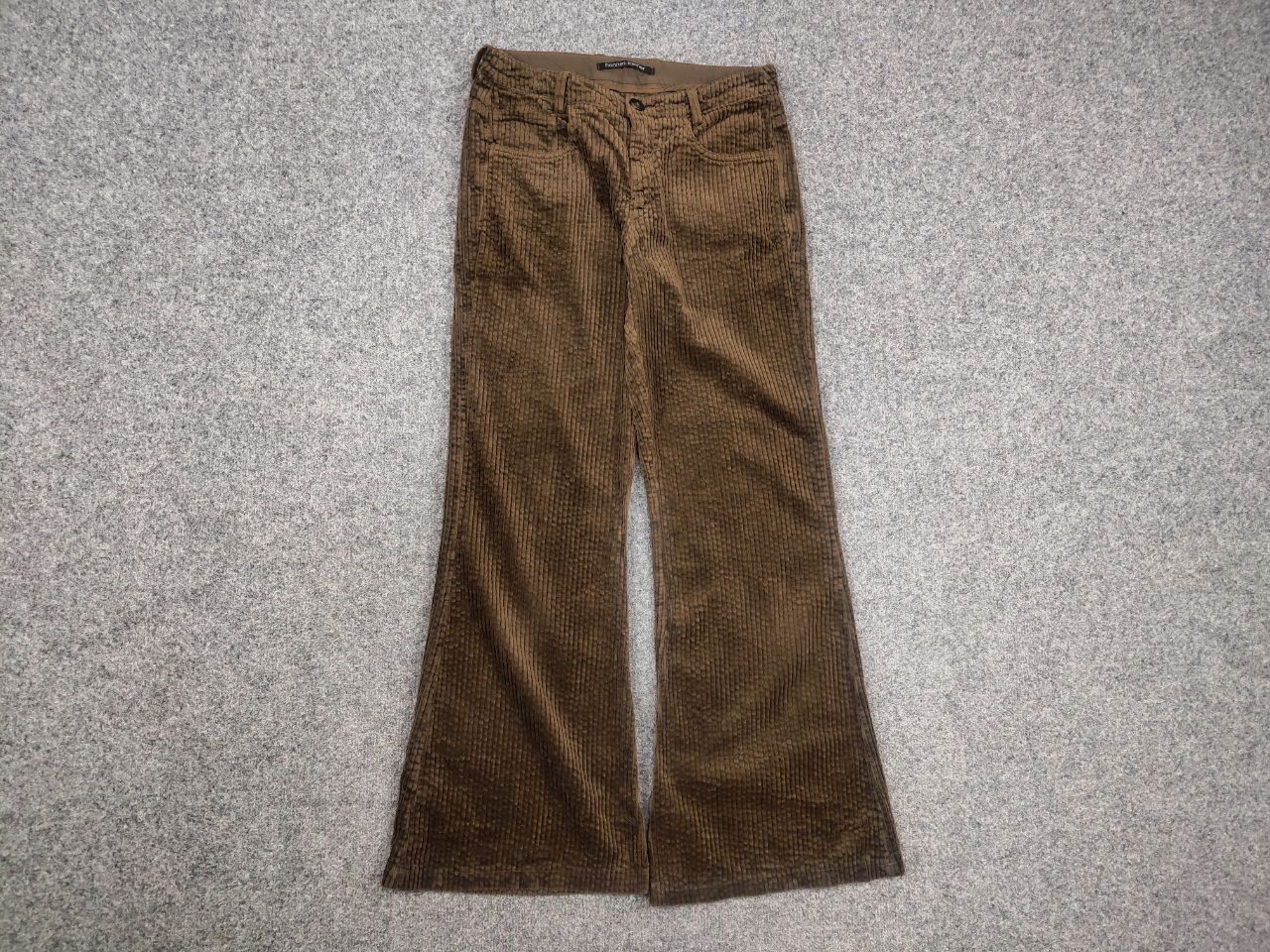 hannes roether Hannes Roether Design Flared Brown Corduroy Trouser Pants Size 30" / US 8 / IT 44 - 7 Thumbnail