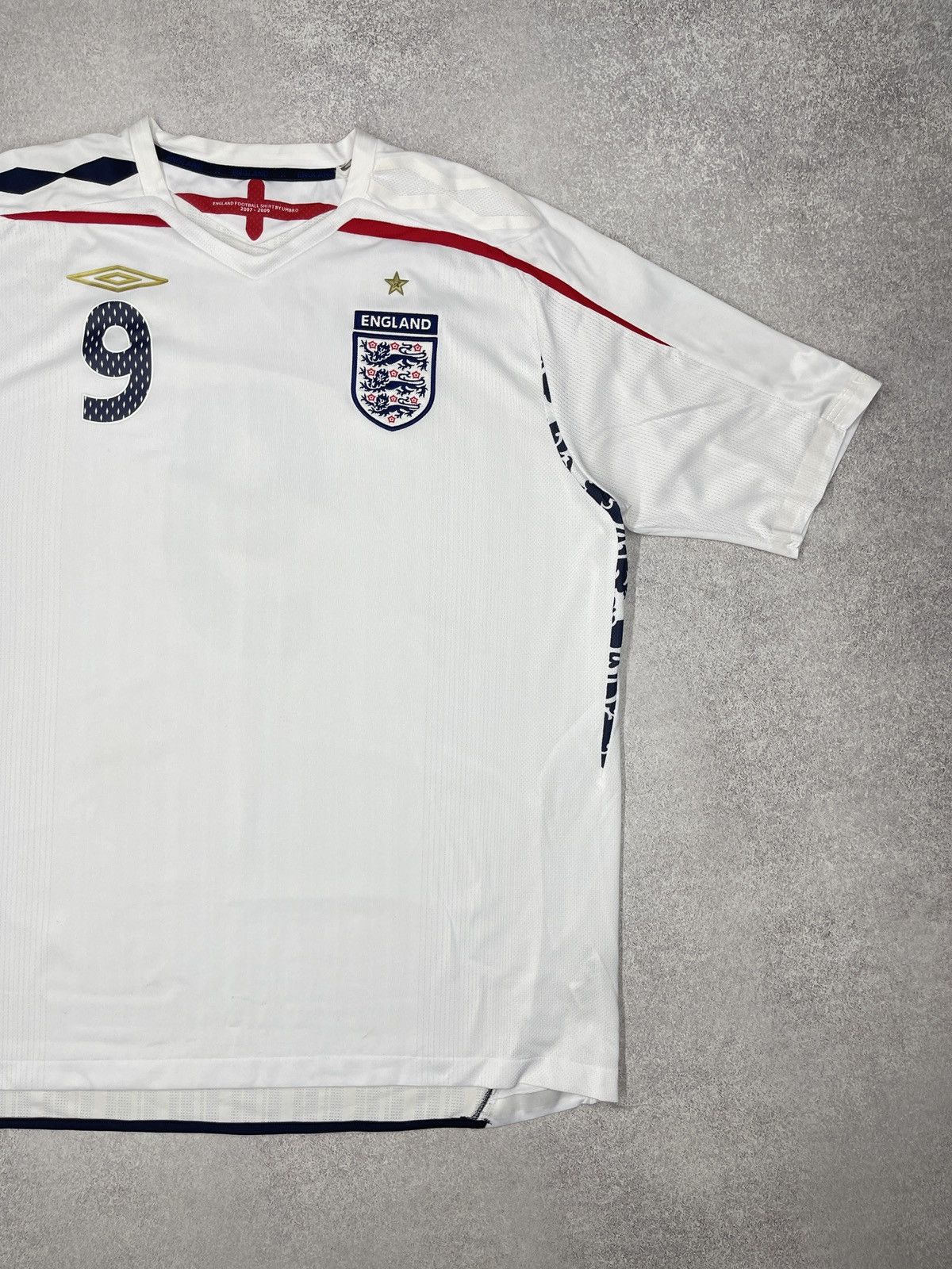 Umbro Vintage Umbro England Rooney 9 Jersey 2007-2009 Official Size US XXL / EU 58 / 5 - 8 Thumbnail