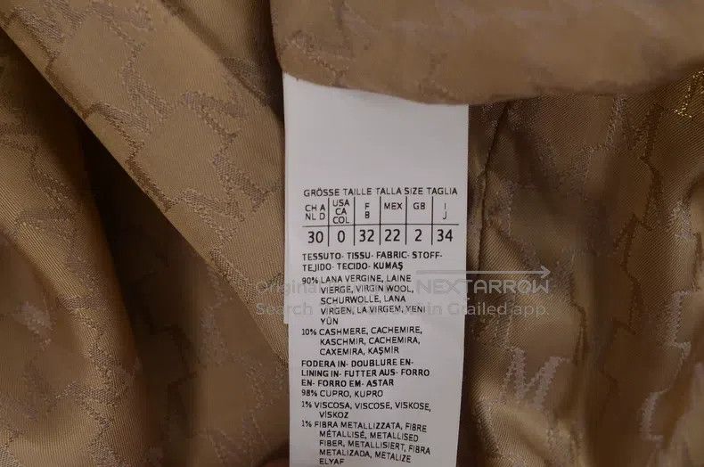 Max Mara Max Mara Wool Coat Size XXS / US 00 / IT 34 - 8 Thumbnail