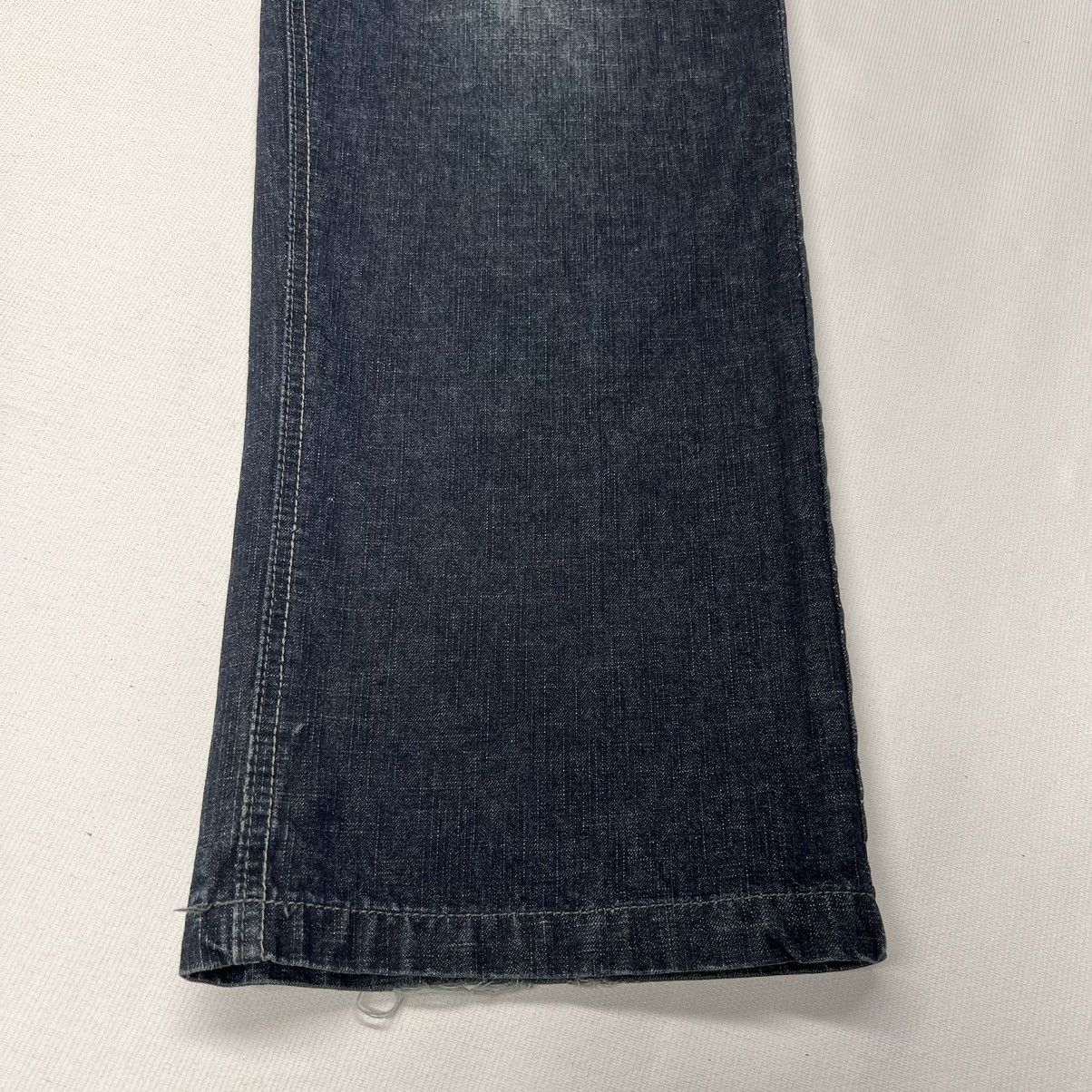 Vintage Infringement Raider Jeans Black Denim Straight Baggy Y2K Size US 40 / EU 56 - 2 Thumbnail