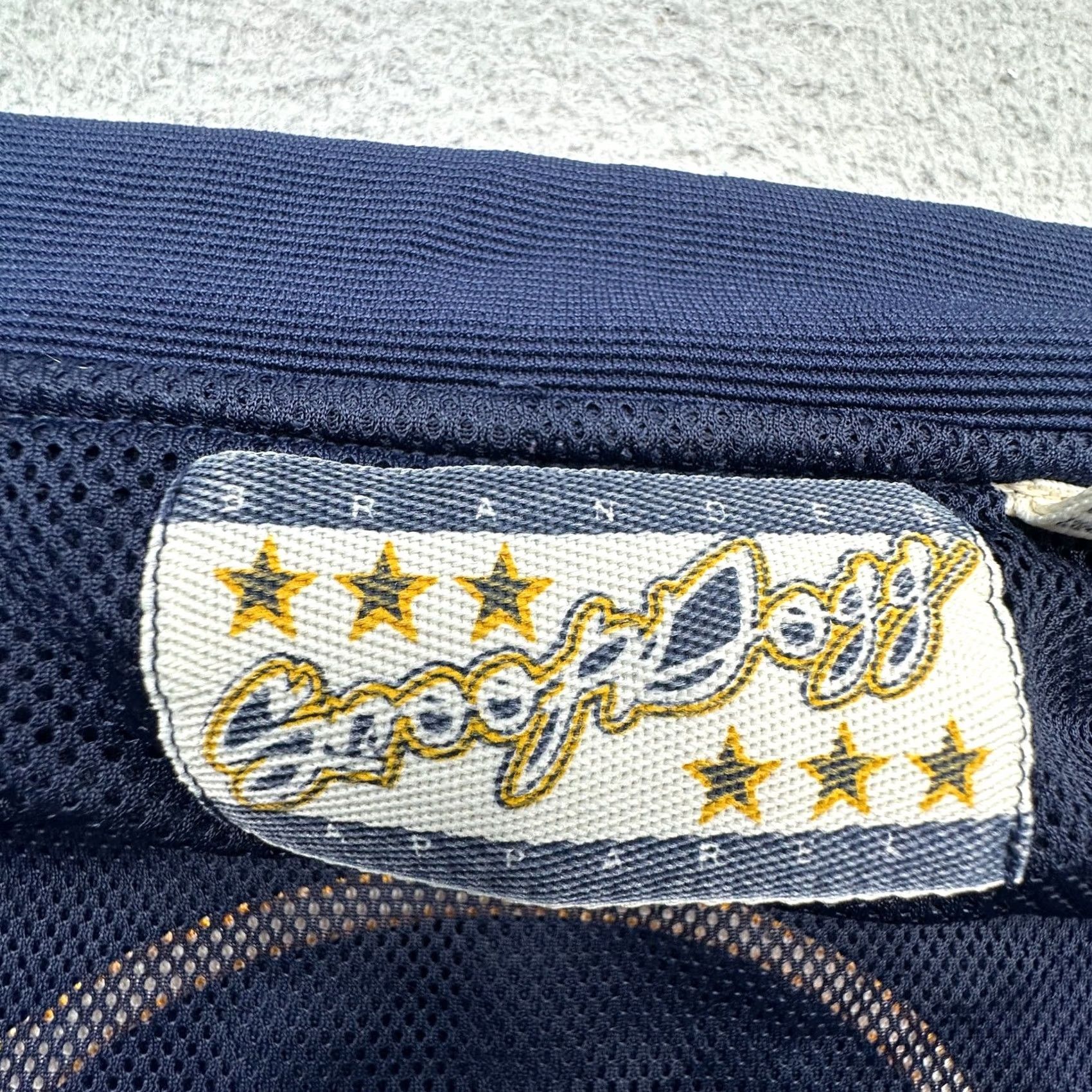 Vintage VINTAGE Snoop Dogg Branded Apparel #3 Varsity Warm Up Jacket Mens 2XL Hip Hop Blue Solid Zip Coat Pattern Jacket Long Sleeve College style Size US XXL / EU 58 / 5 - 3 Thumbnail