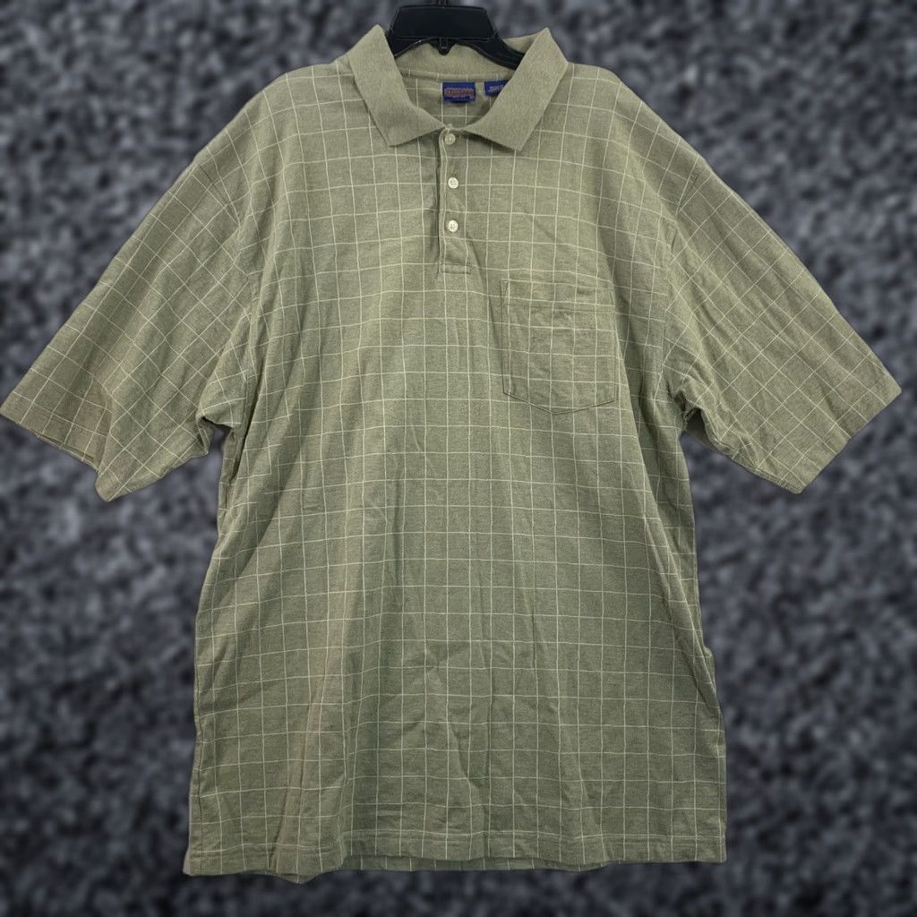 Pendleton VINTAGE Pendleton Button-Down Shirt Men XL Green Stripes Short Sleeve Casual Workwear 2000s Sir Pendleton Size US XL / EU 56 / 4 - 1 Thumbnail