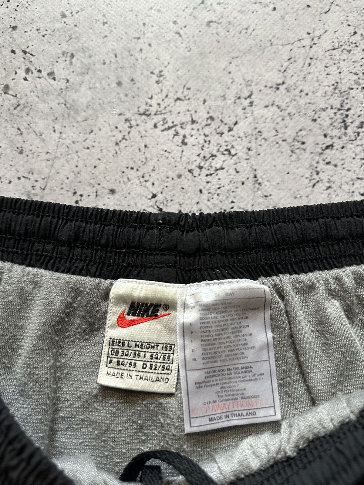 Nike × Vintage Vintage Nike Nylon Shorts Drill Mini Swoosh Y2K USA Size US 34 / EU 50 - 3 Thumbnail