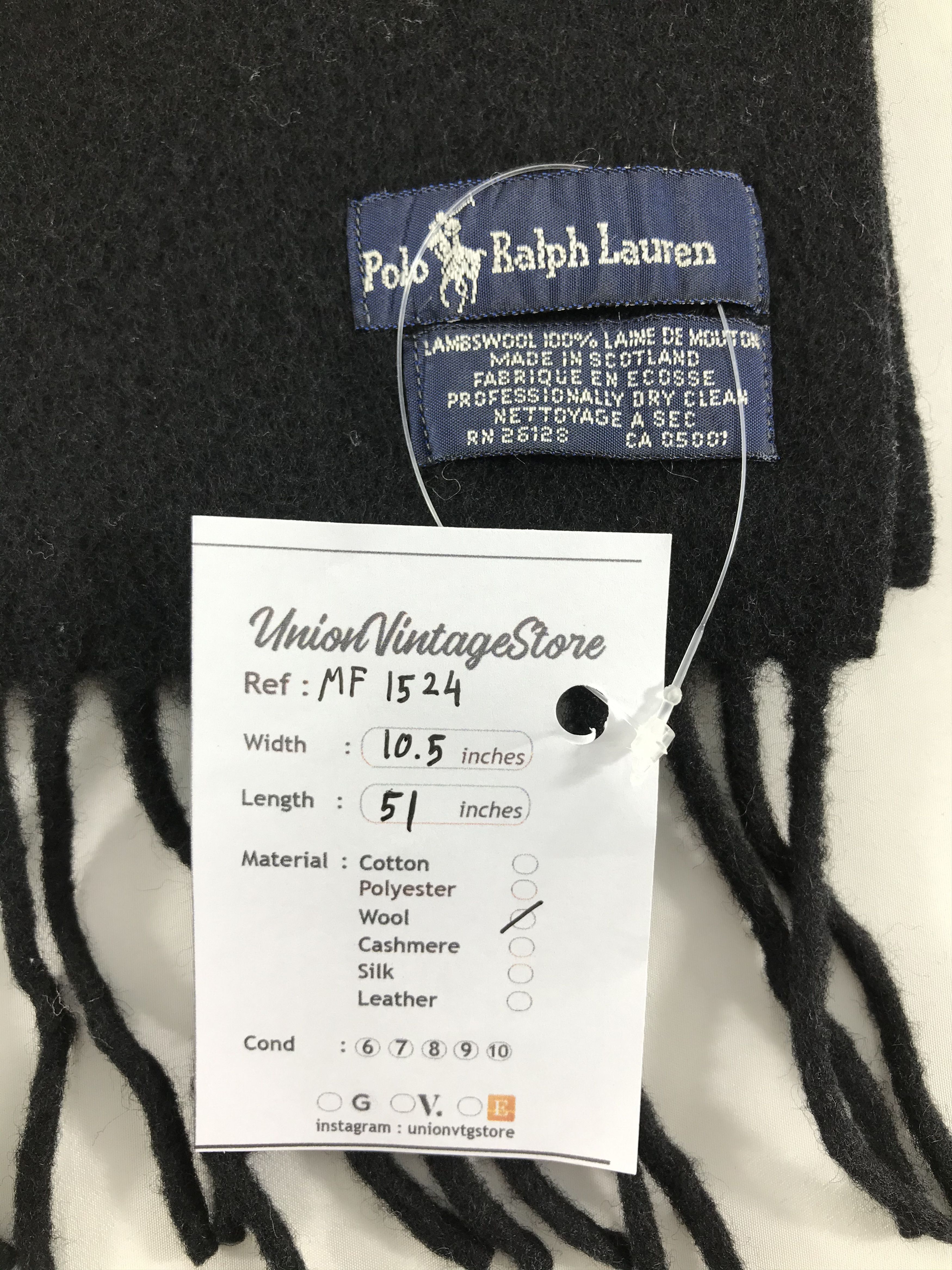 Polo Ralph Lauren Vintage Polo Ralph Lauren Scarf/Muffler/Neckwear MF1524 Size ONE SIZE - 5 Thumbnail
