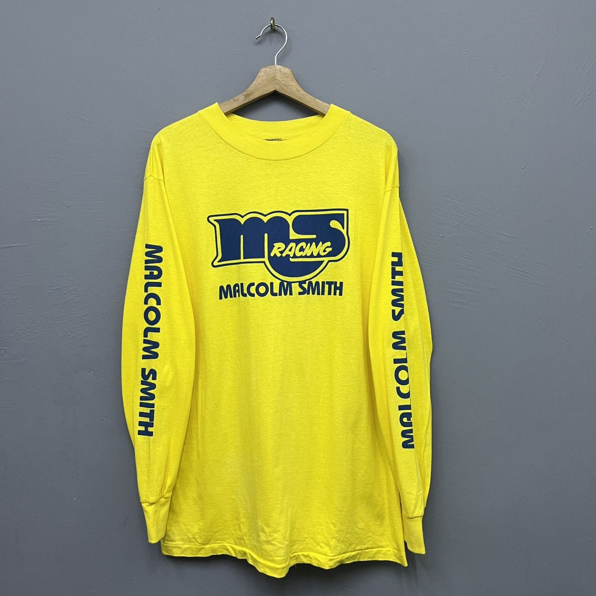 Anvil Vintage 80s Malcolm Smith Racing Viewfinders GP Tshirt Size US L / EU 52-54 / 3 - 1 Thumbnail