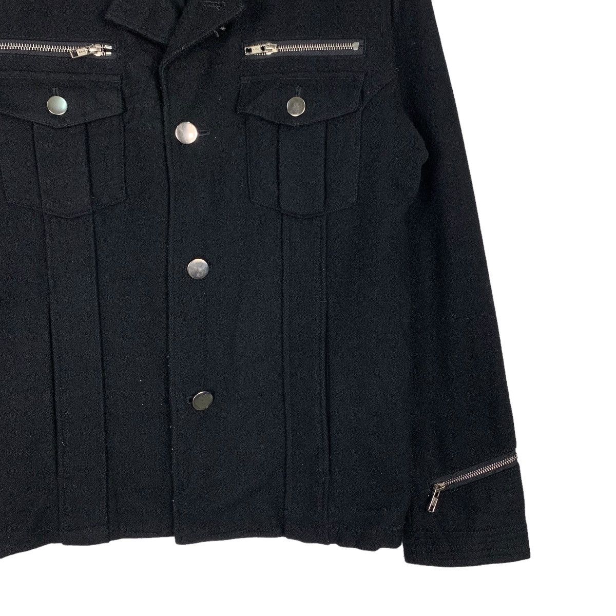 monkey time MONKEY TIME United Arrows Black Wool Jacket #0997-C44 Size US M / EU 48-50 / 2 - 4 Thumbnail
