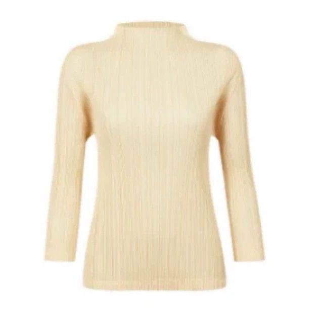 Issey Miyake issey miyake size:3 High-neck mid-long-sleeved top 2506-Ne Size XXS / US 00 / IT 34 - 1 Thumbnail