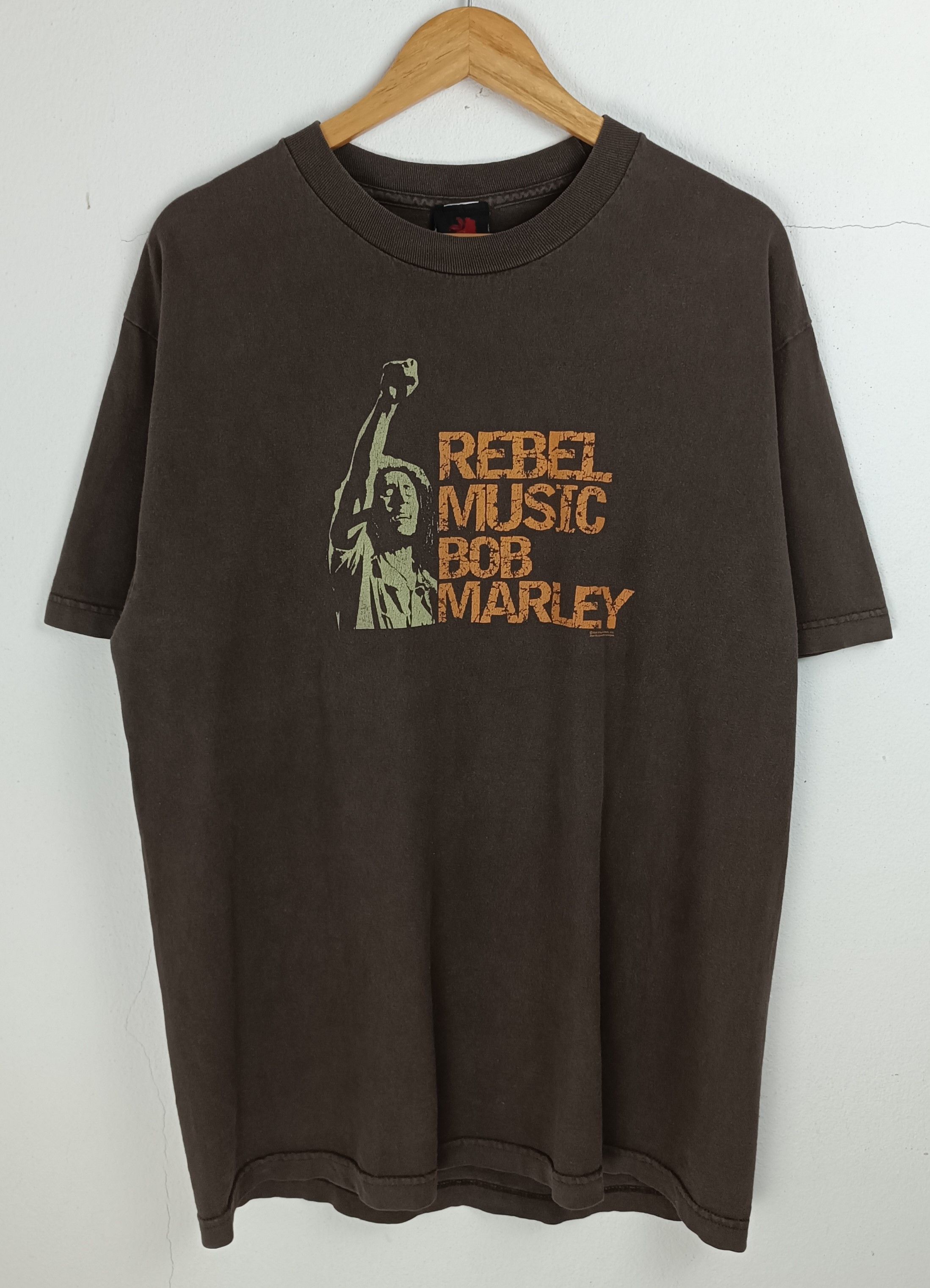 Bob Marley VINTAGE '05 REBEL MUSIC BOB MARLEY Y2K SKATERS GRUNGE TEE Size US L / EU 52-54 / 3 - 3 Thumbnail
