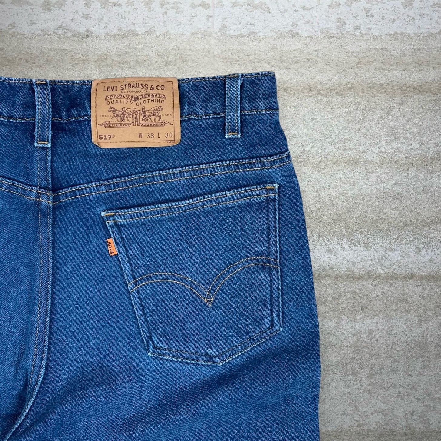 Levi's Vintage 90s Orange Tab Levis Jeans 38x30 Bootcut Dark Wash Size US 38 / EU 54 - 3 Thumbnail