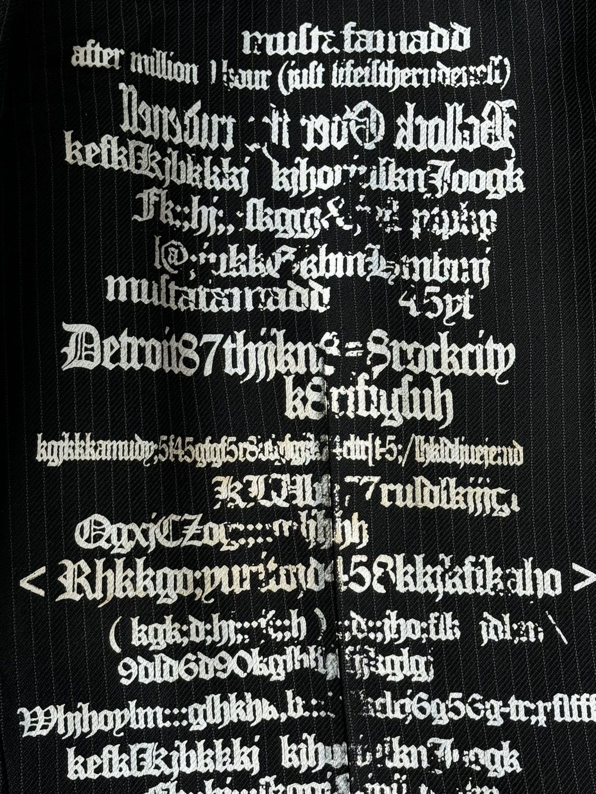 Japanese Brand Secret Agent Punk Chains Pins Riot Poem Blazer Jacket Size US M / EU 48-50 / 2 - 10 Thumbnail